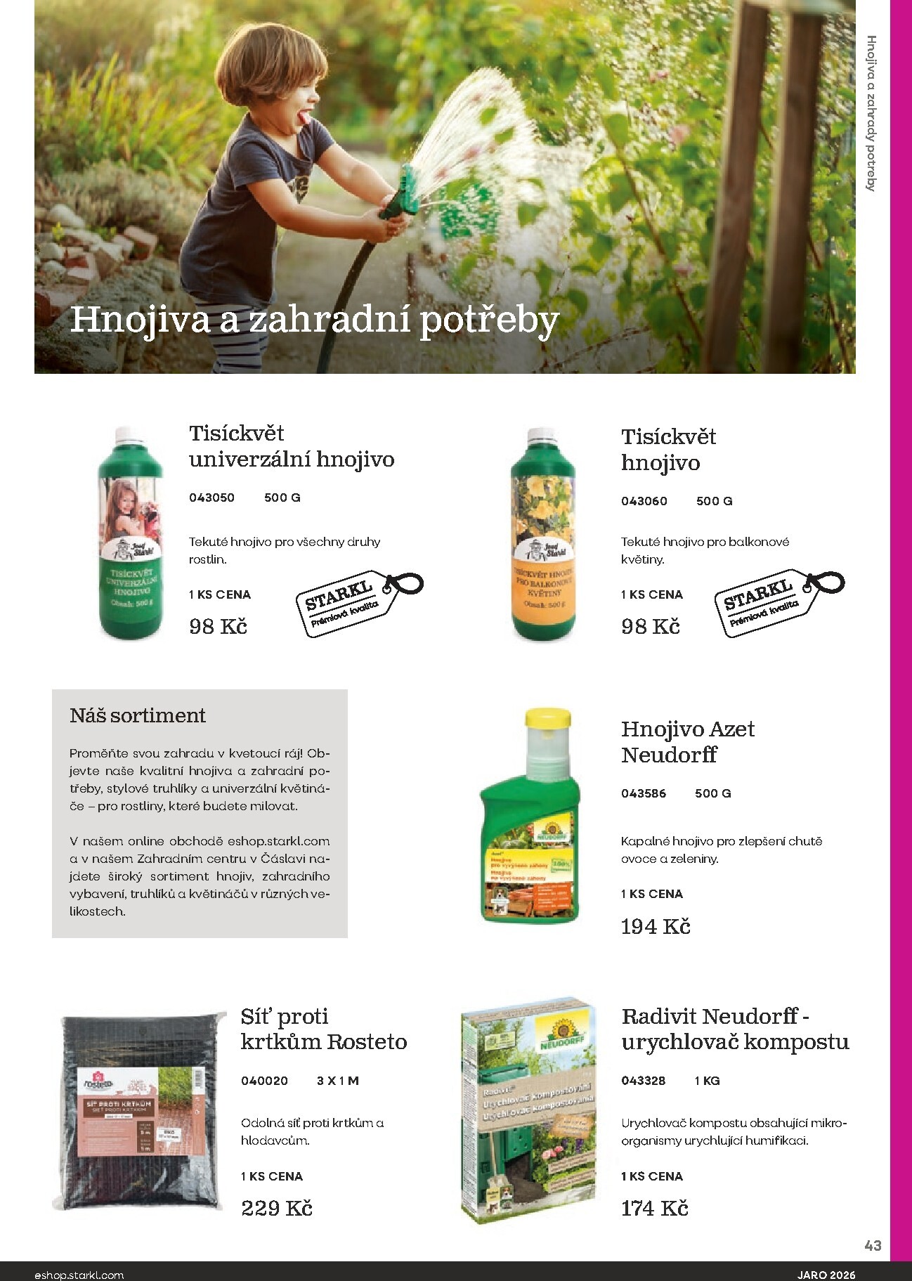 starkl - Starkl - Jaro leták platný od neděle 01.03.2026 do úterý 30.06.2026 - page: 43