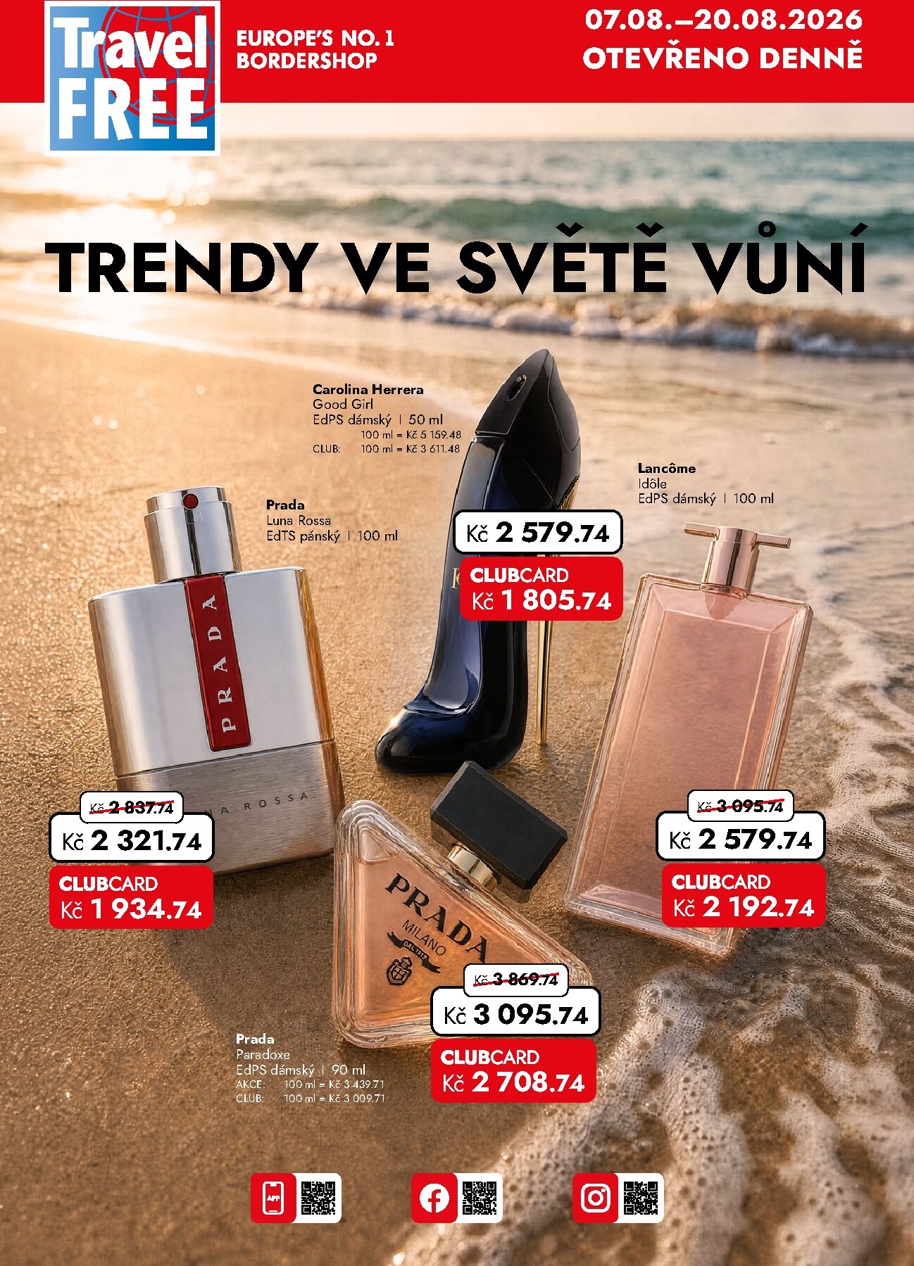 travel-free - Aktuální Travel FREE leták platný od pátku 07.08.2026 do čtvrtka 20.08.2026