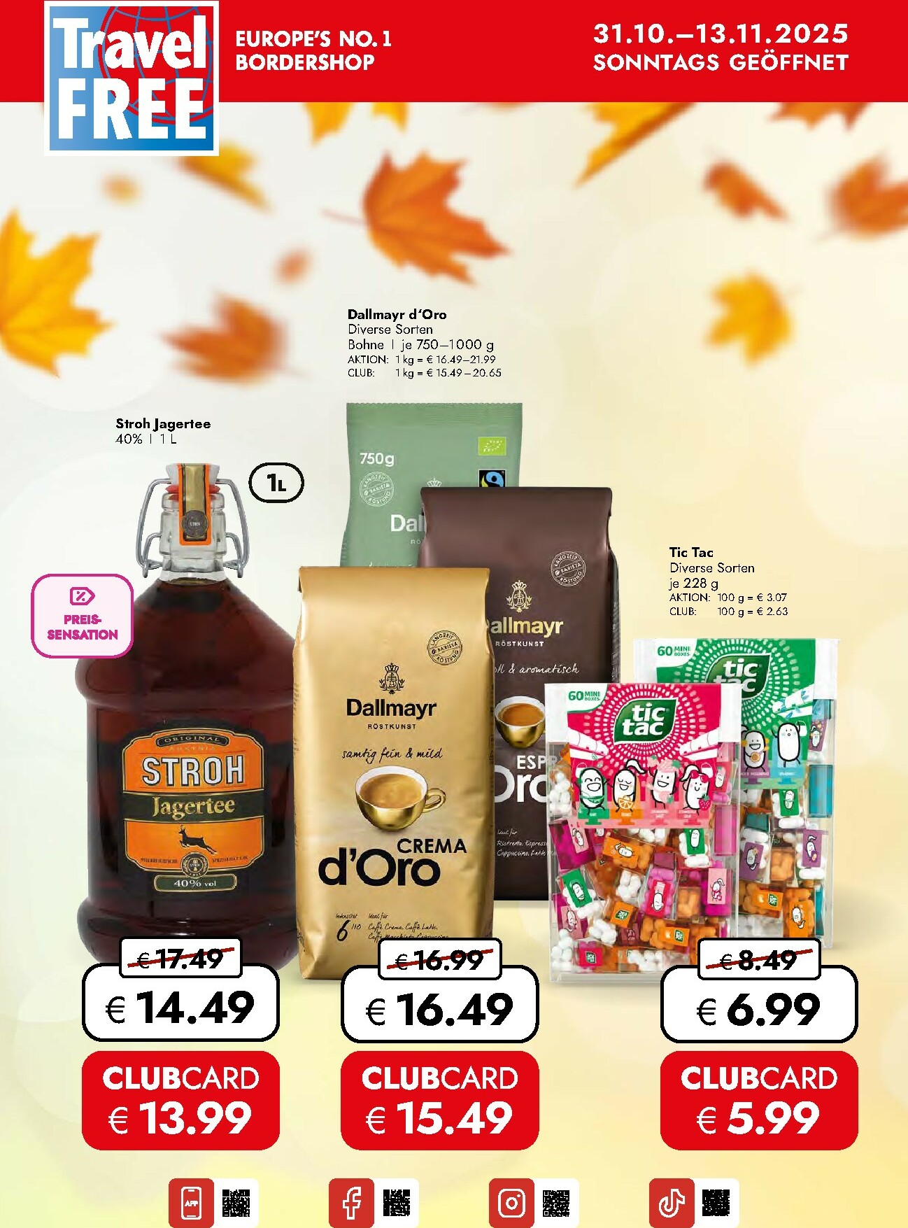 travel-free - Aktuální leták Travel FREE od 31.10. do 13.11.