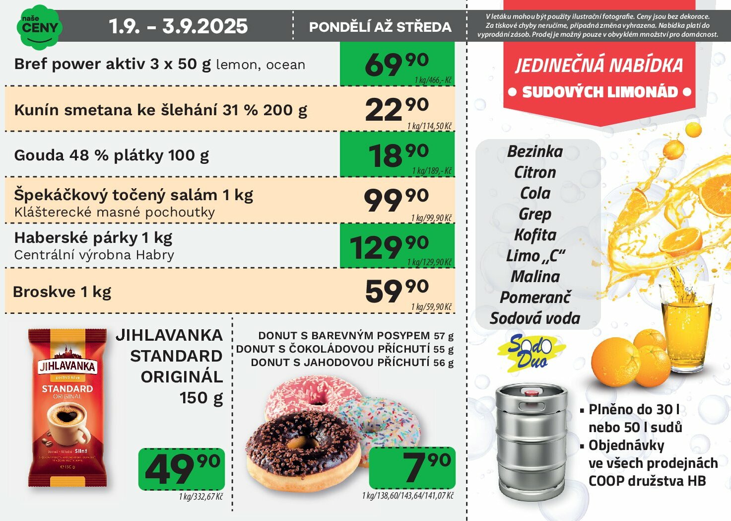 coop-hb - Leták Coop HB - Naše ceny od 28.08. do 03.09. - page: 2