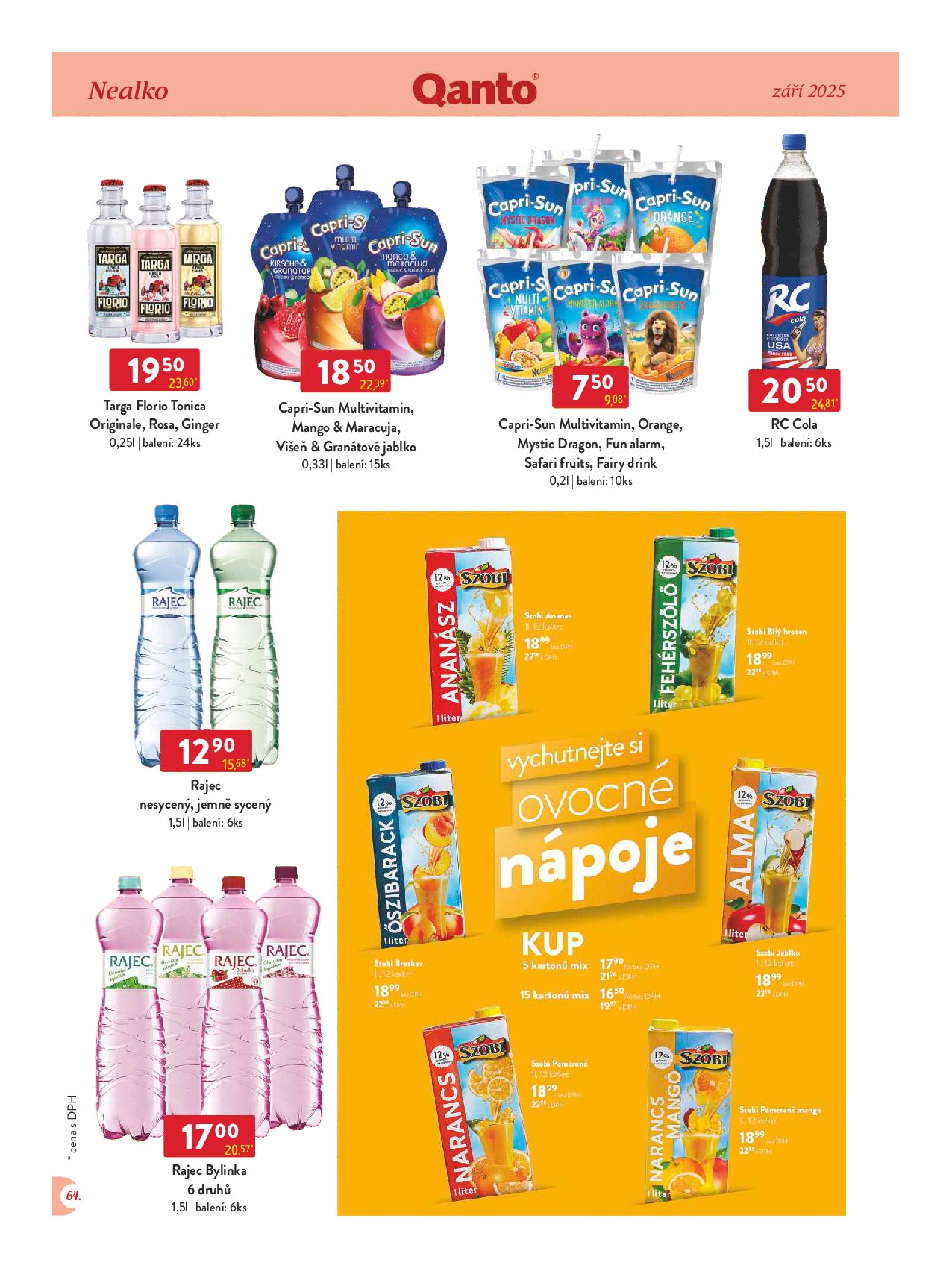 qanto - Leták Qanto - Velkooobchod od 01.09. do 30.09. - page: 64