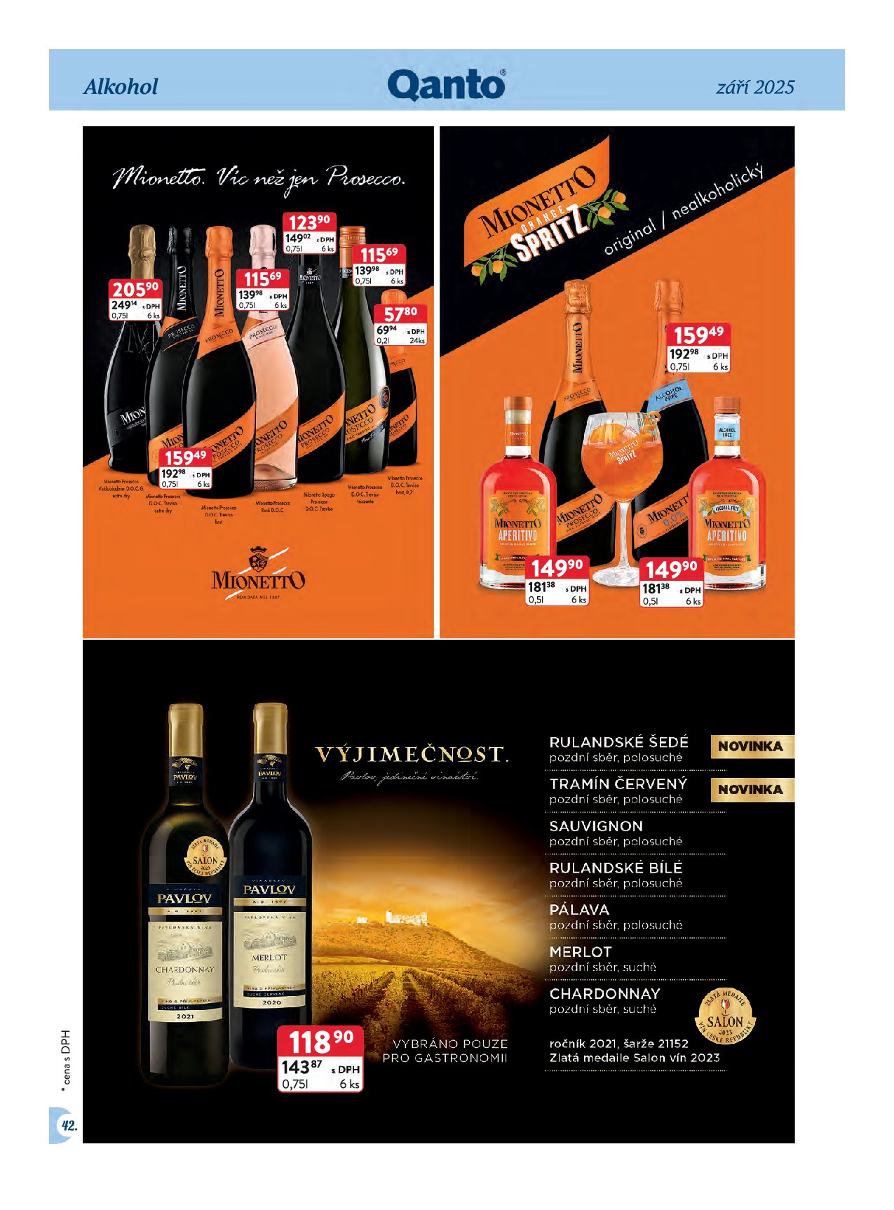 qanto - Leták Qanto - Velkooobchod od 01.09. do 30.09. - page: 42
