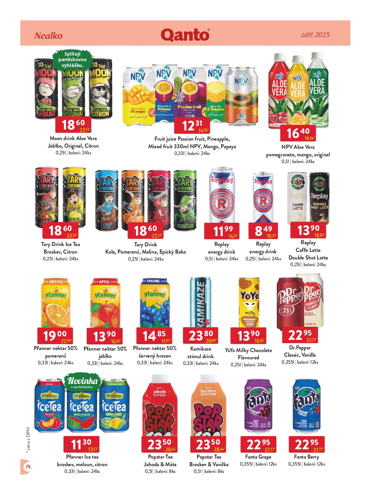 qanto - Leták Qanto - Velkooobchod od 01.09. do 30.09. - page: 74