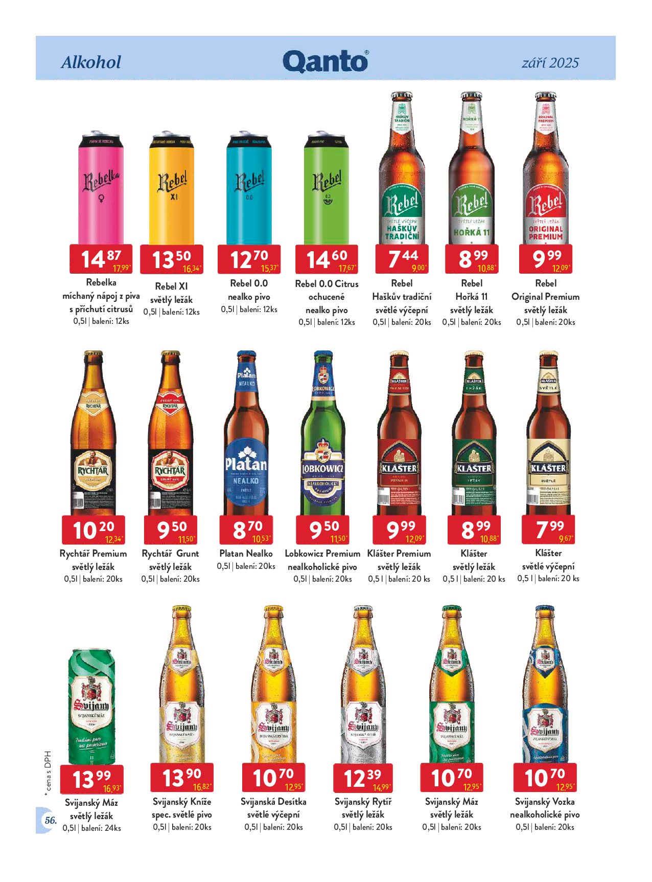 qanto - Leták Qanto - Velkooobchod od 01.09. do 30.09. - page: 56