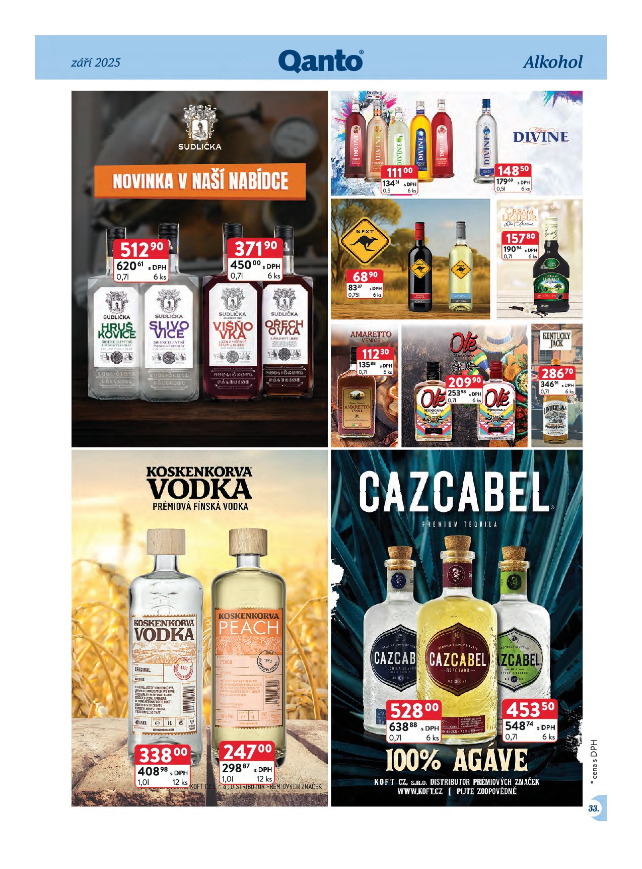 qanto - Leták Qanto - Velkooobchod od 01.09. do 30.09. - page: 33