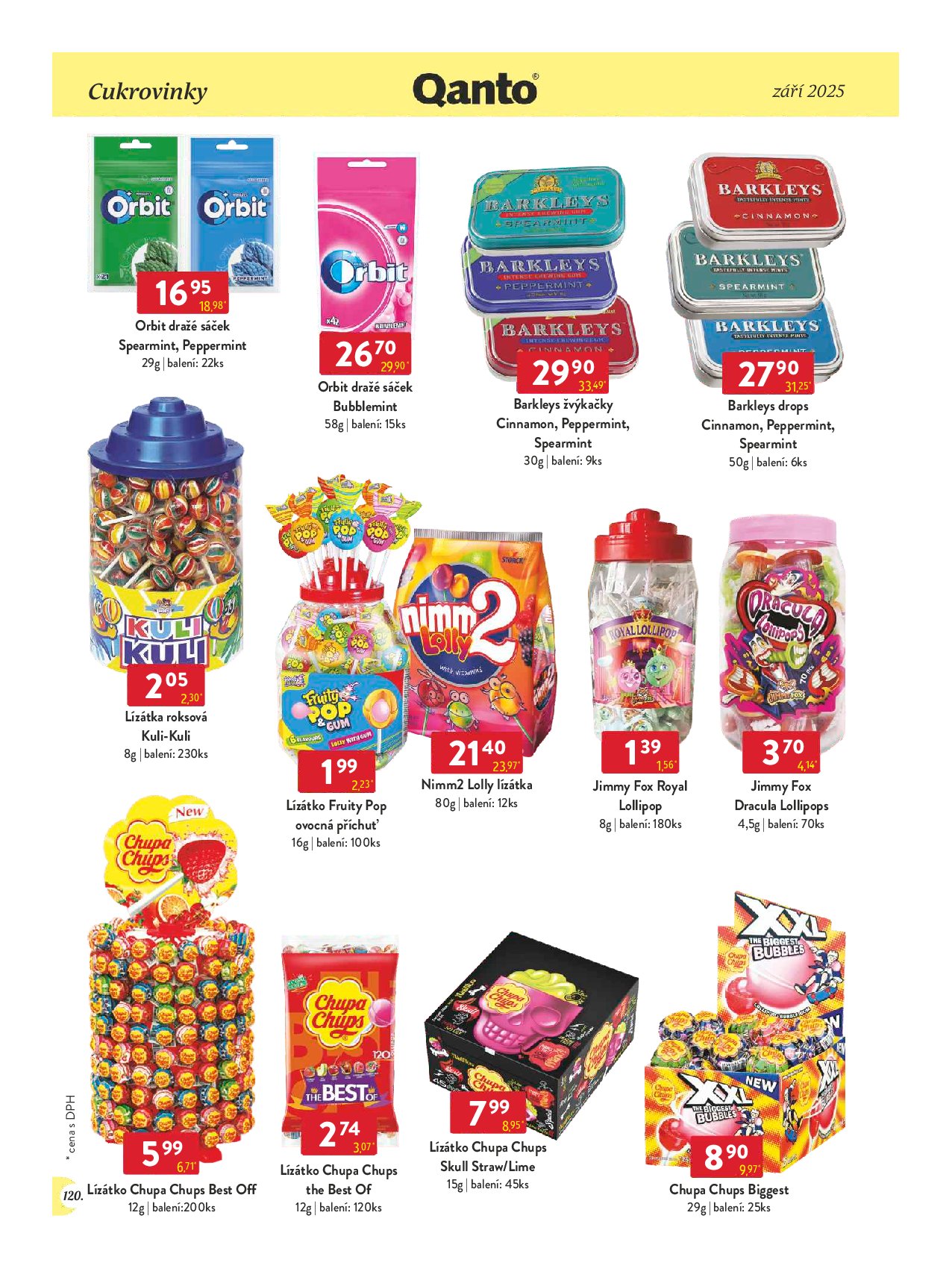 qanto - Leták Qanto - Velkooobchod od 01.09. do 30.09. - page: 120