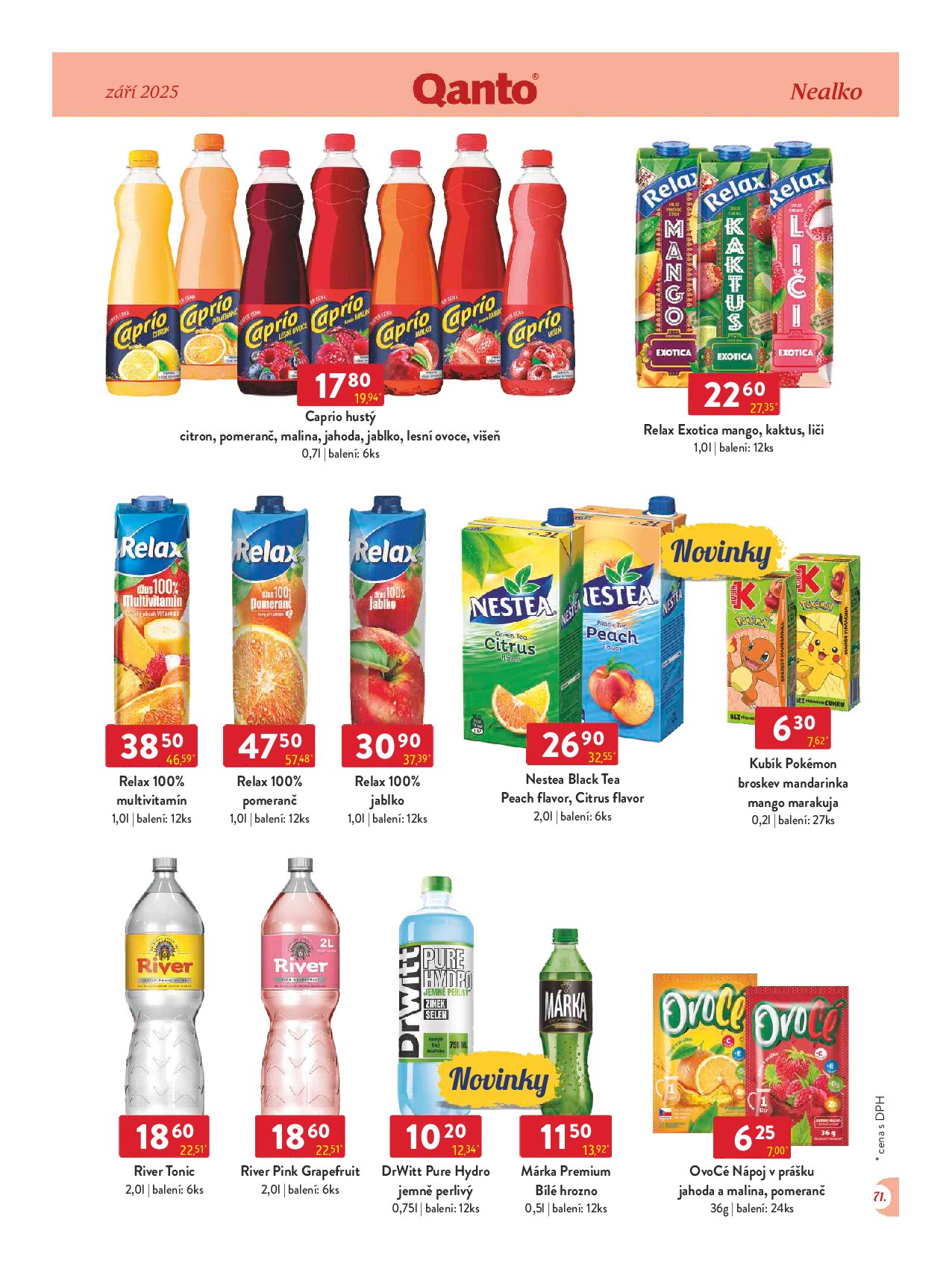 qanto - Leták Qanto - Velkooobchod od 01.09. do 30.09. - page: 71