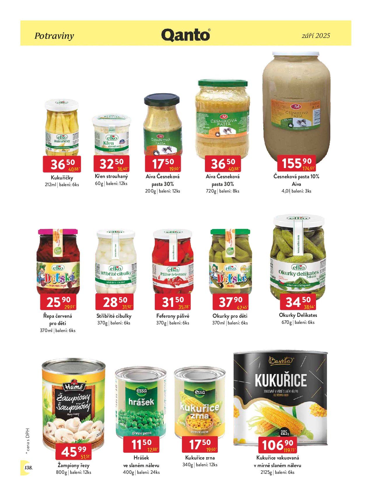 qanto - Leták Qanto - Velkooobchod od 01.09. do 30.09. - page: 138