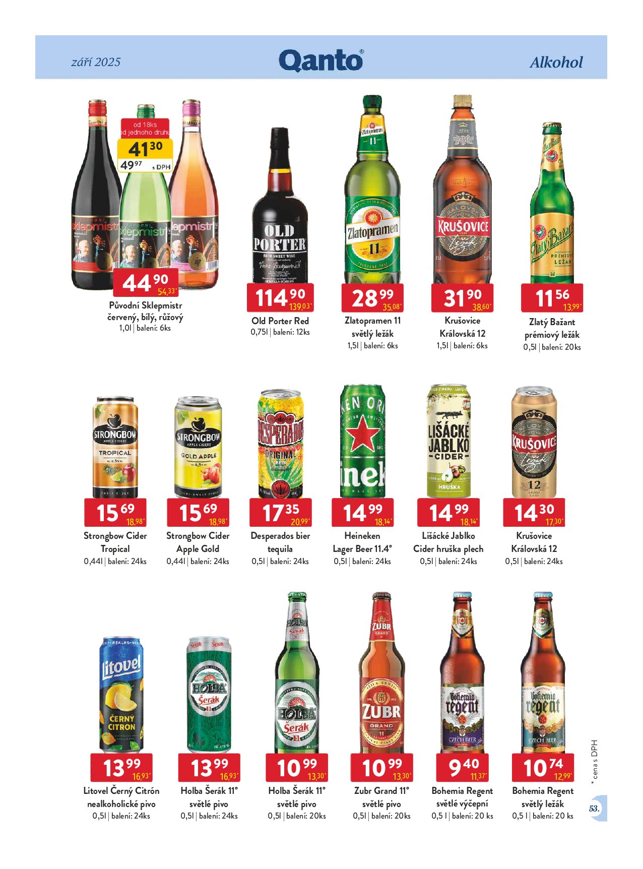 qanto - Leták Qanto - Velkooobchod od 01.09. do 30.09. - page: 53