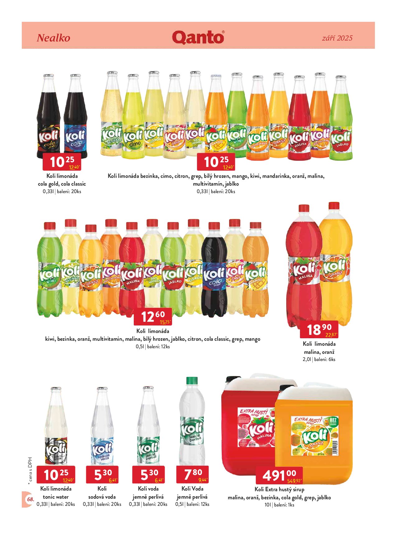 qanto - Leták Qanto - Velkooobchod od 01.09. do 30.09. - page: 68