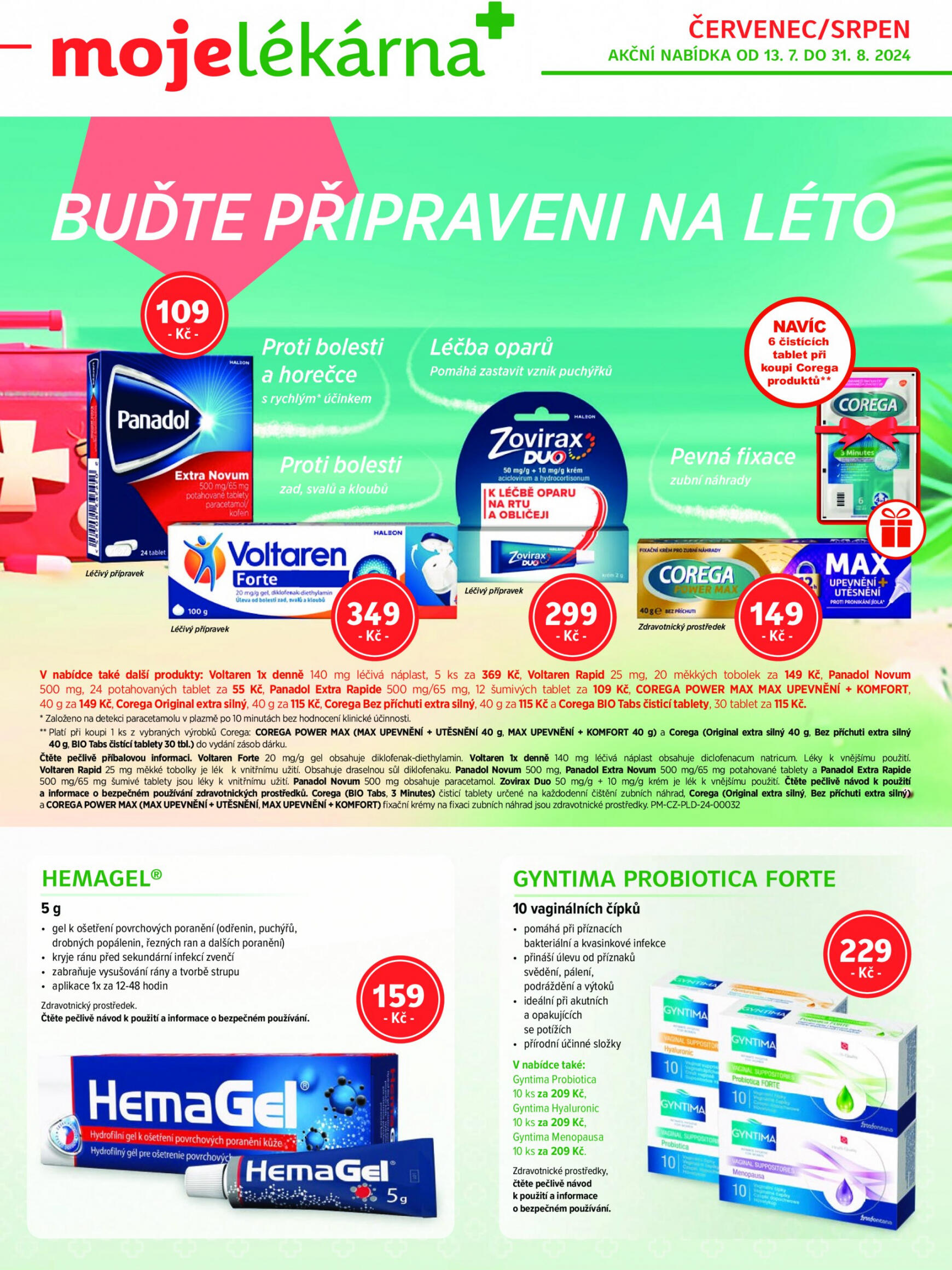 moje-lekarna - Leták Moje lékarna aktuální 13.07. - 31.08.