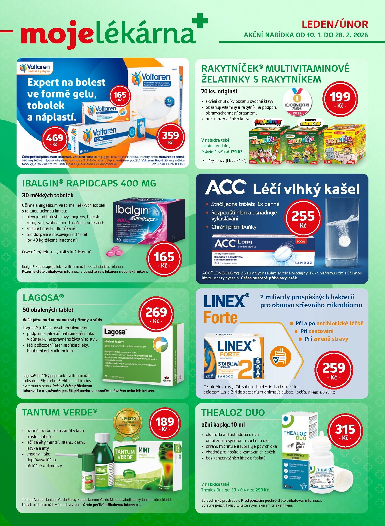 moje-lekarna - Aktuální leták Moje lékarna od 10.01. do 28.02.