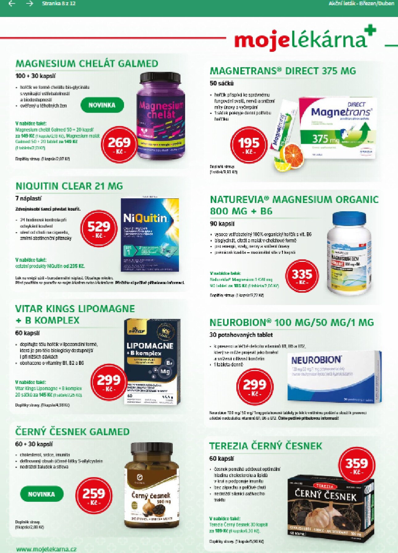 moje-lekarna - Moje lékarna leták platný od soboty 14.03.2026 do čtvrtka 30.04.2026 - page: 8
