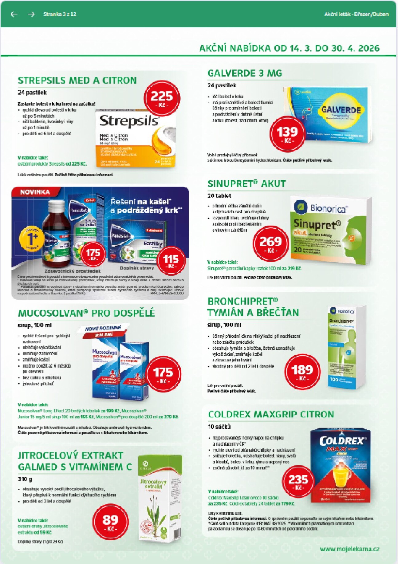 moje-lekarna - Moje lékarna leták platný od soboty 14.03.2026 do čtvrtka 30.04.2026 - page: 3