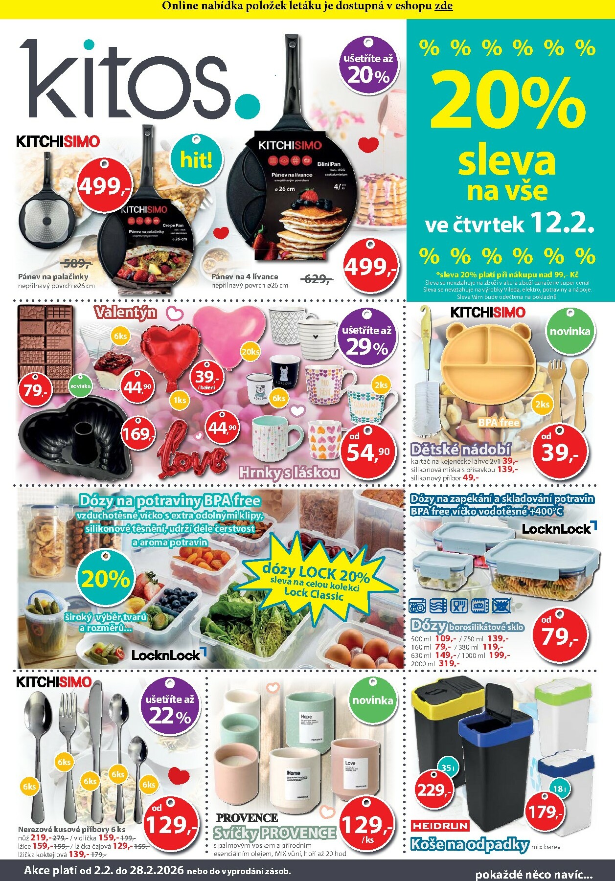 kitos-cz - Kitos leták platný od pondělí 02.02.2026 do soboty 28.02.2026