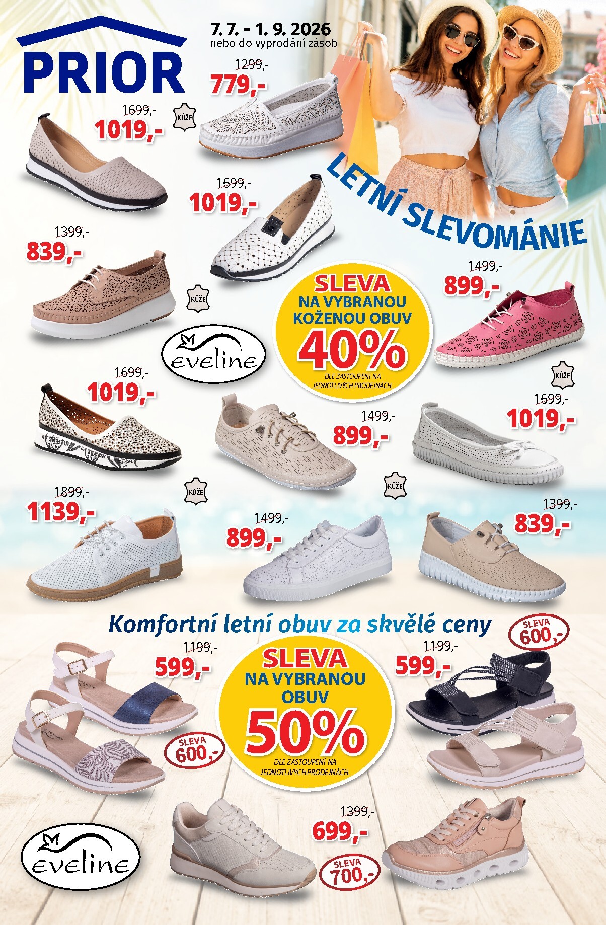 prior - Aktuální Prior - Letní slevománie leták platný od úterý 07.07.2026 do úterý 01.09.2026