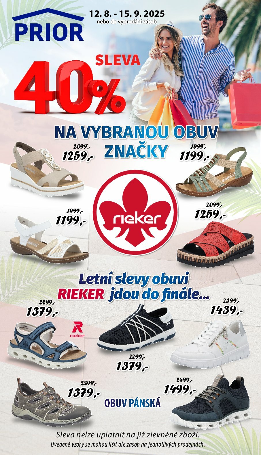 prior - Leták Prior - Obuv Rieker od 12.08. do 15.09.