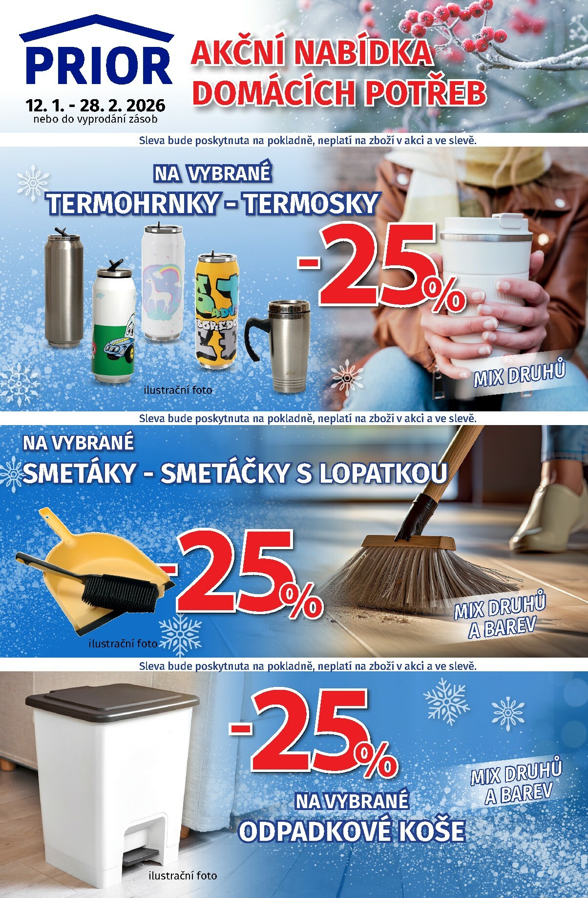 prior - Aktuální leták Prior - Domácí potřeby od 12.01. do 28.02.