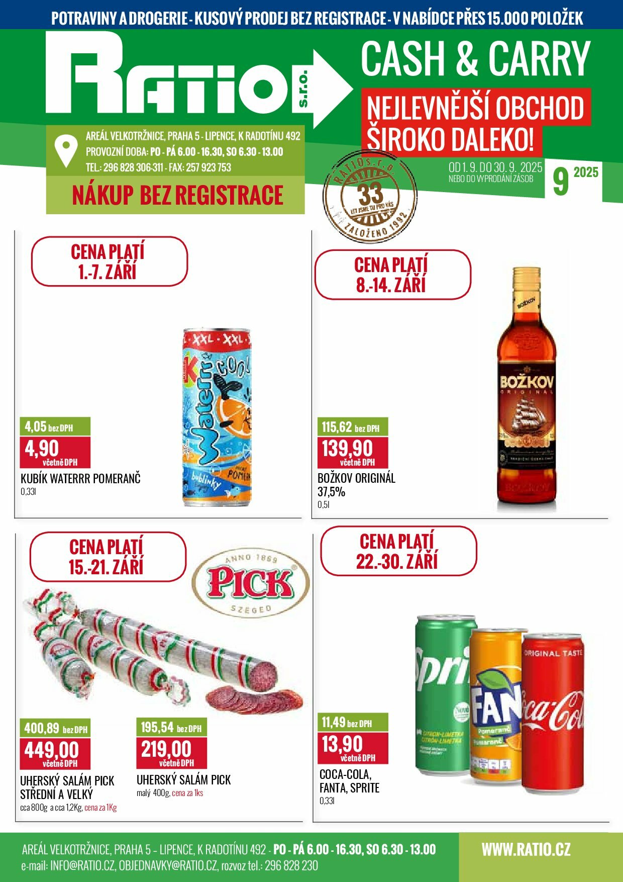 ratio - Leták Ratio od 01.09. do 30.09.