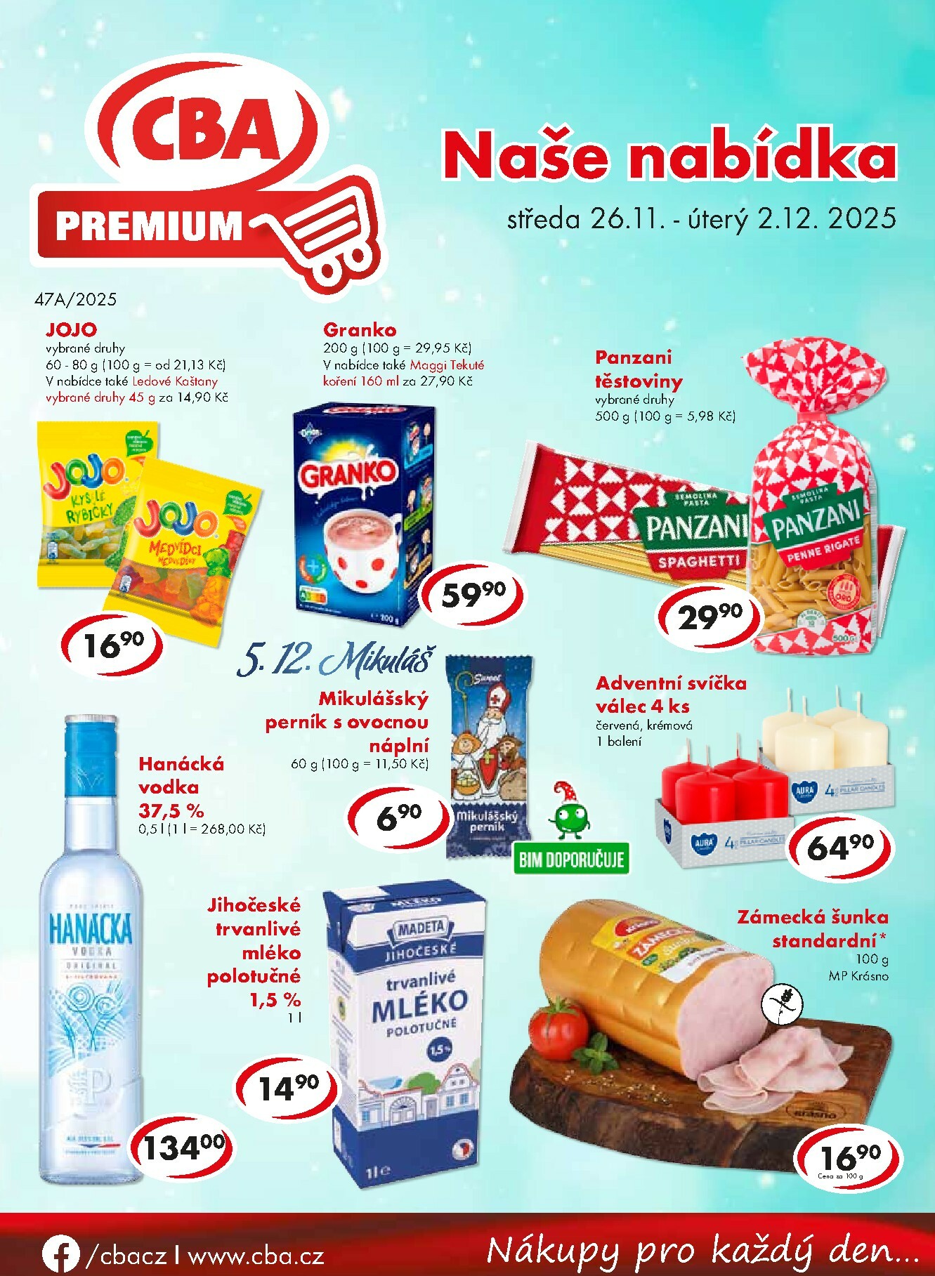 cba - Aktuální leták CBA Premium od 26.11. do 02.12.