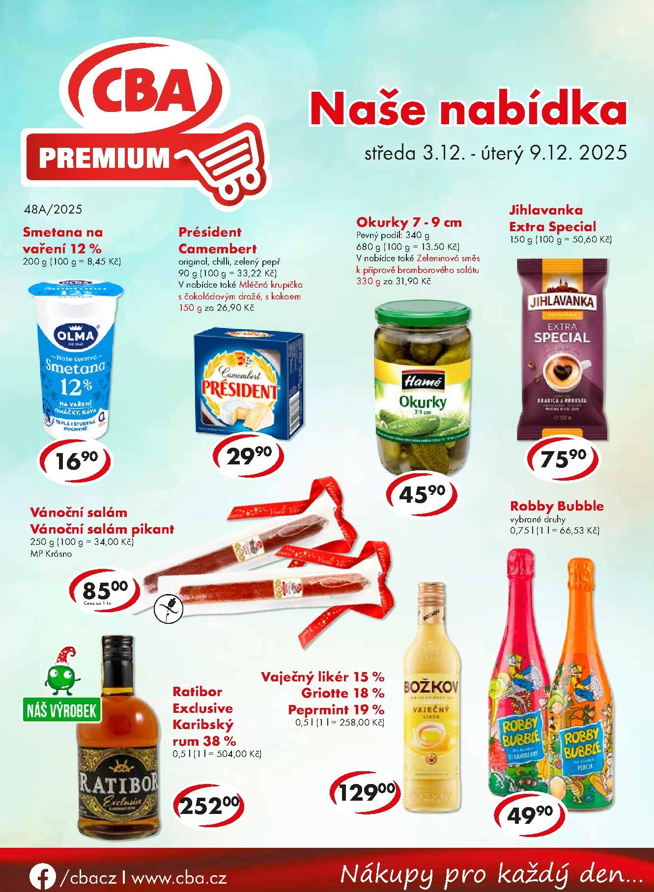 cba - Aktuální leták CBA Premium od 03.12. do 09.12.