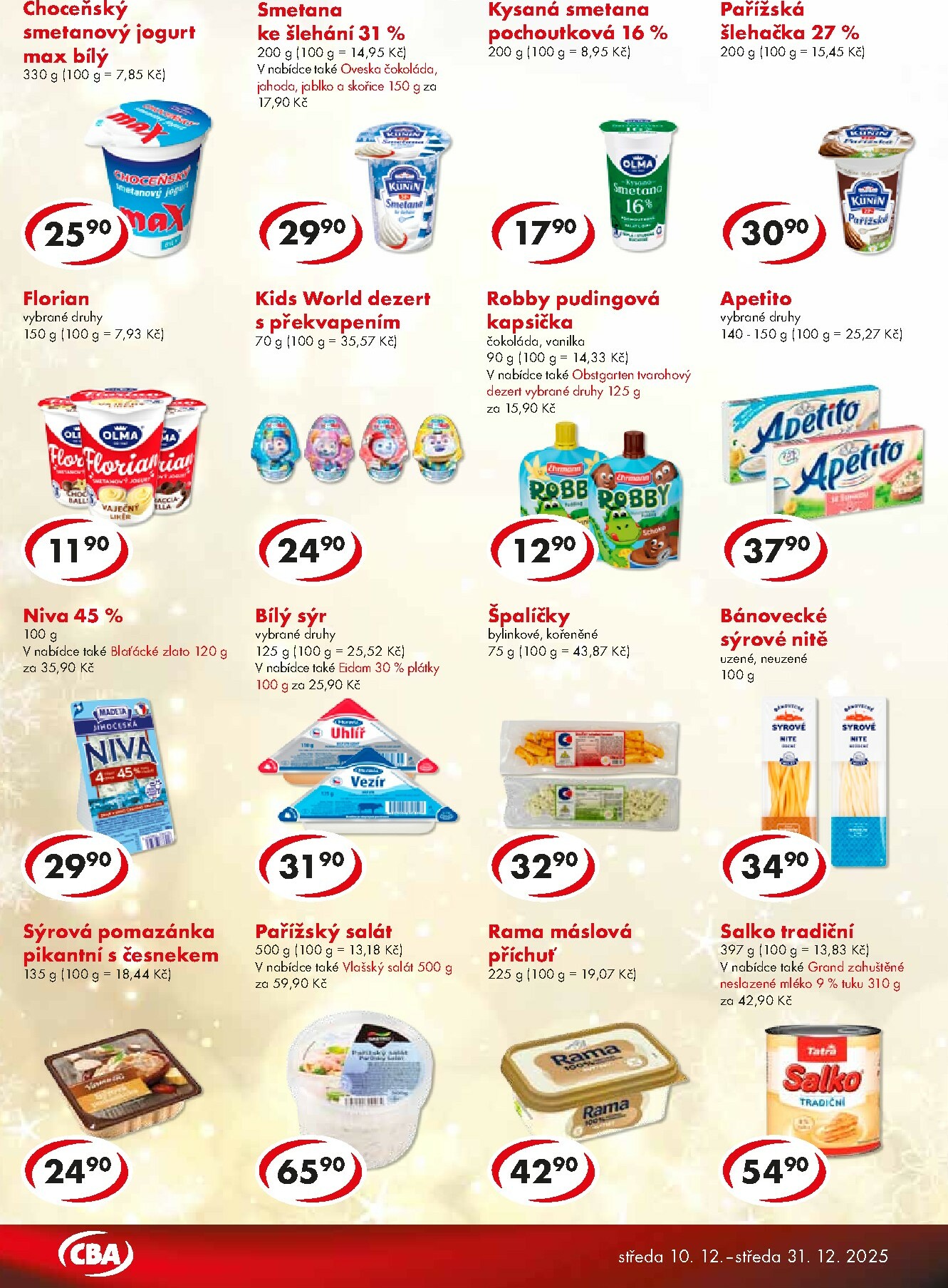 cba - Aktuální leták CBA - Potraviny od 10.12. do 31.12. - page: 2