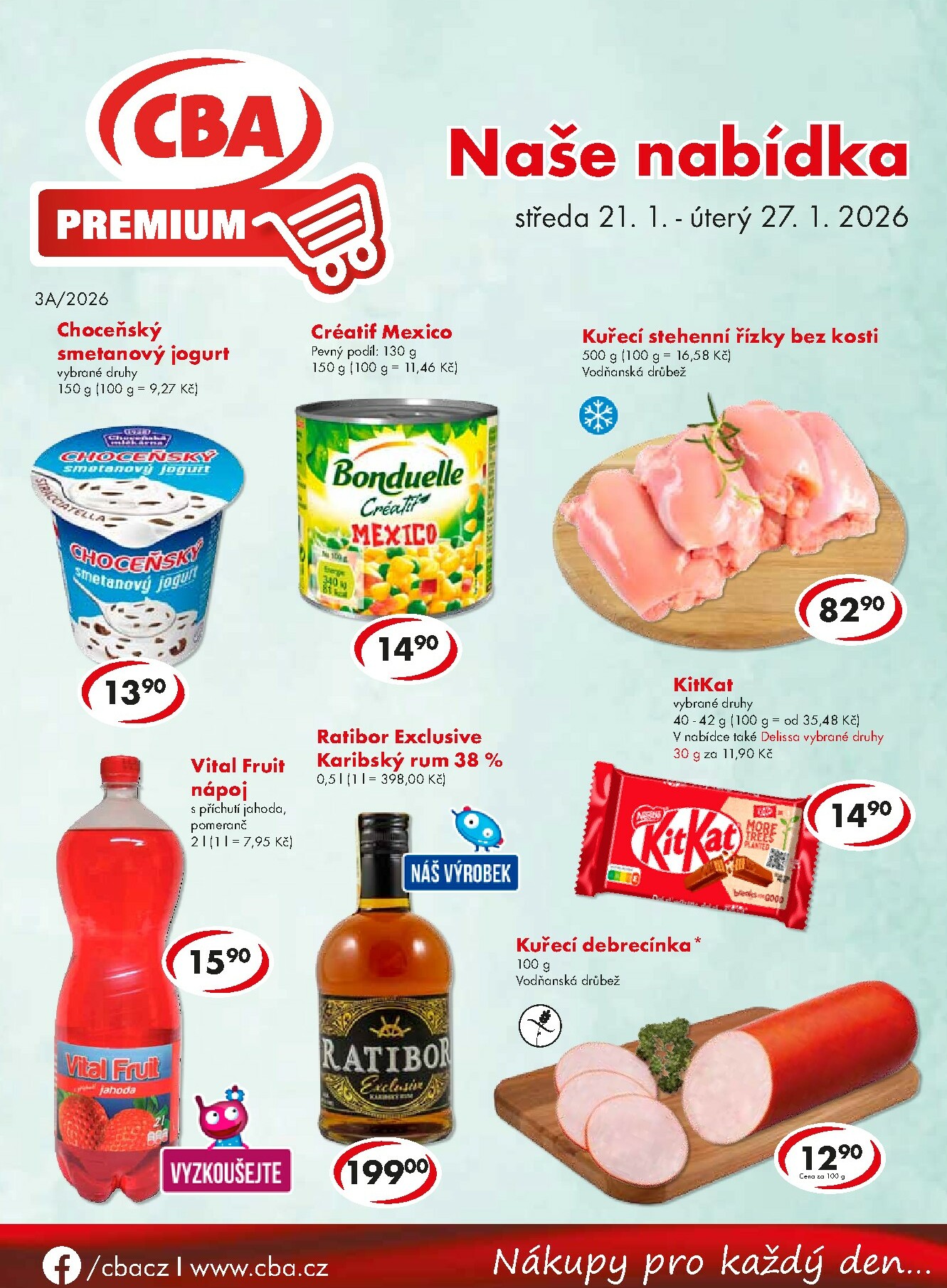 cba - Aktuální leták CBA Premium od 21.01. do 27.01.