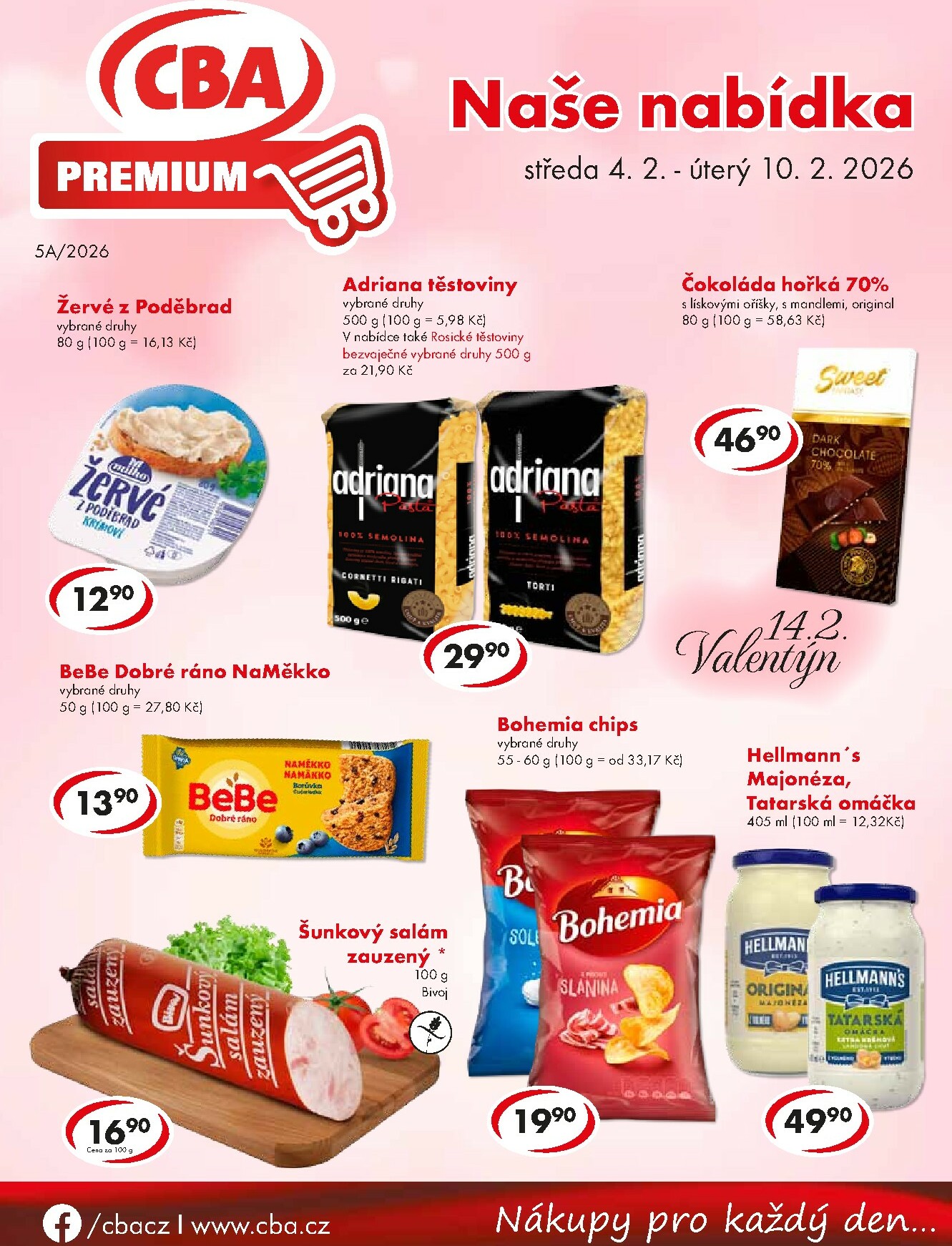 cba - CBA Premium leták platný od středy 04.02.2026 do úterý 10.02.2026