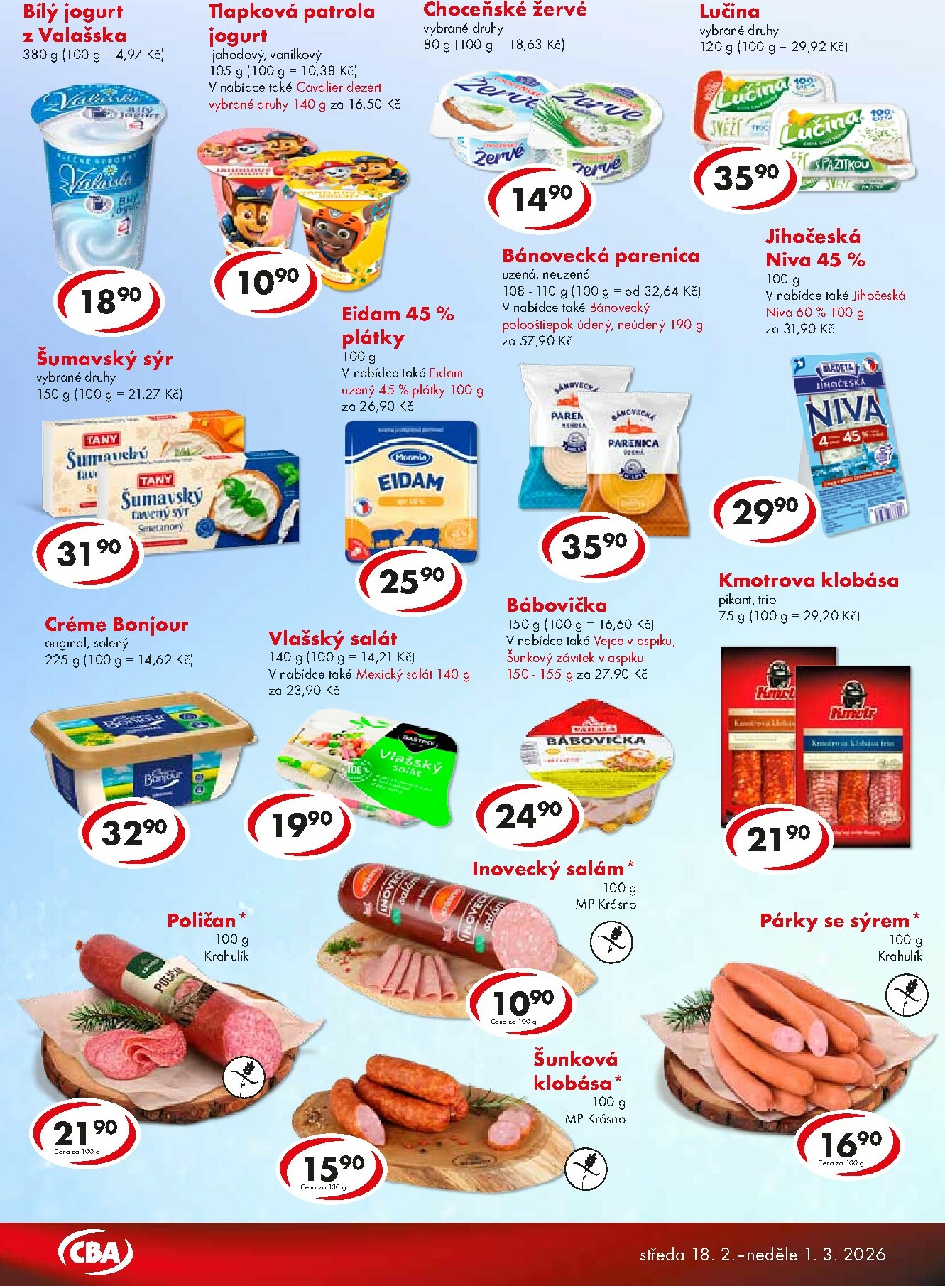 cba - CBA - Potraviny leták platný od středy 18.02.2026 do neděle 01.03.2026 - page: 2