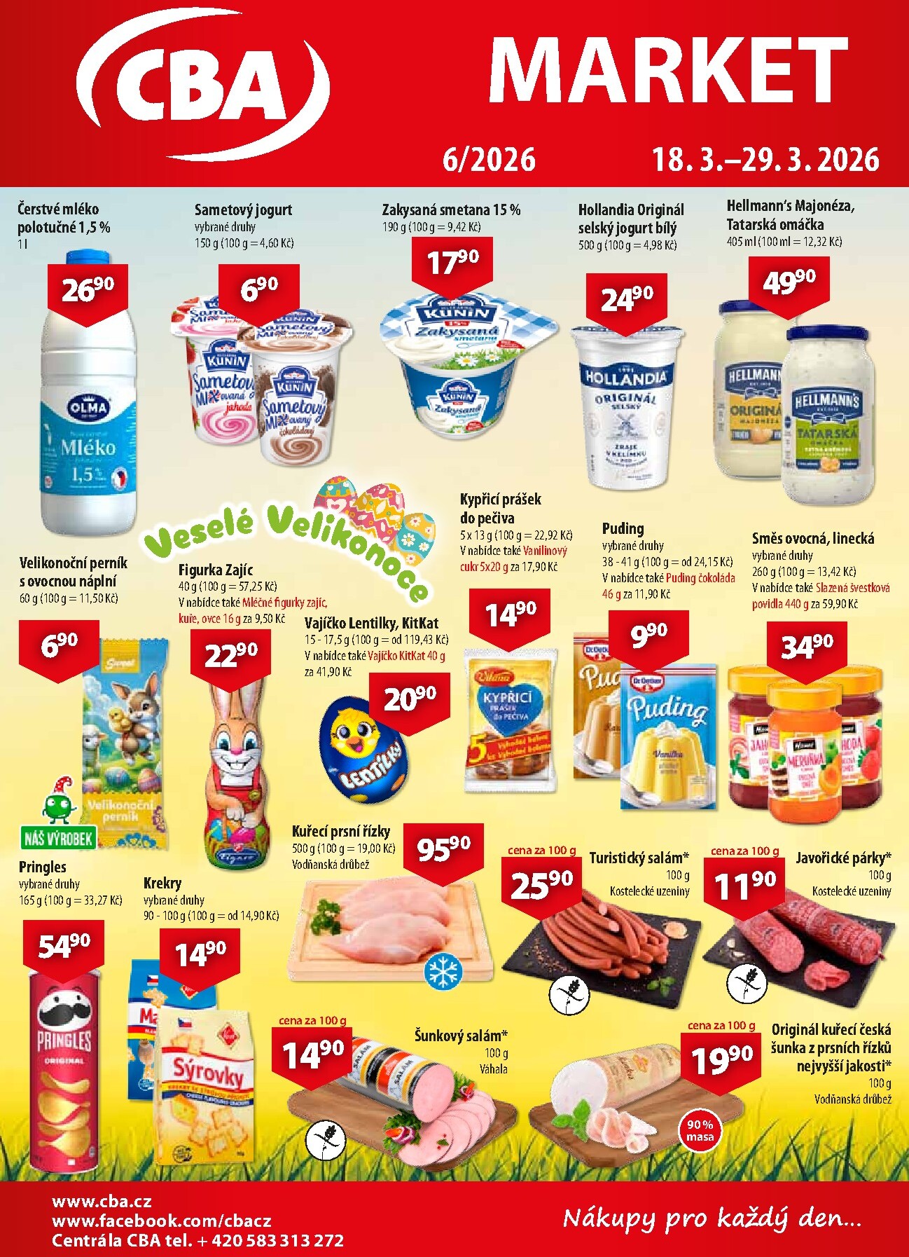 cba - CBA Market leták platný od středy 18.03.2026 do neděle 29.03.2026