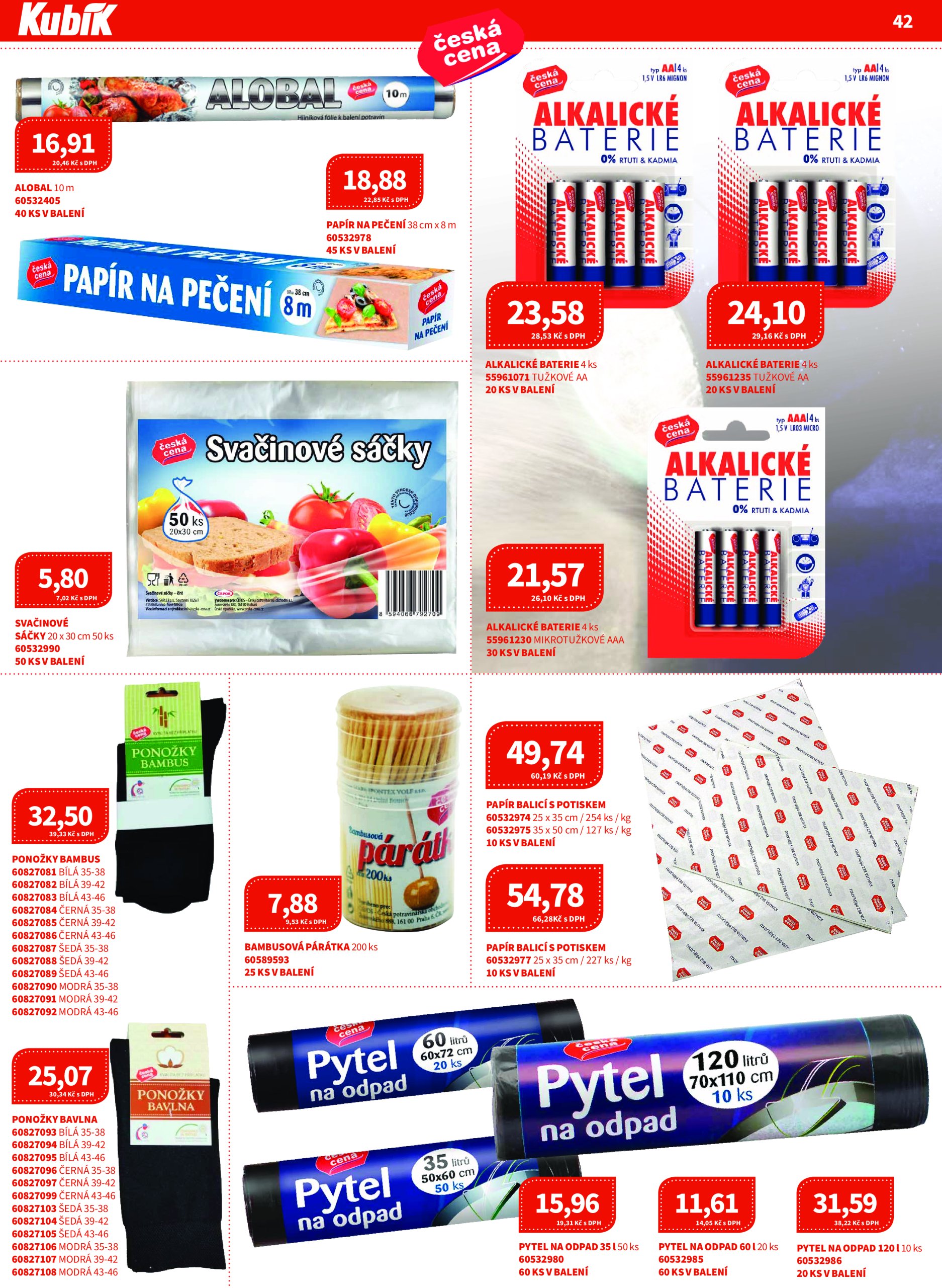 kubik - Leták Kubík - Velkoobchod od 11.02. do 28.02. - page: 42 kubik - Leták Kubík - Velkoobchod od 11.02. do 28.02. - page: 42