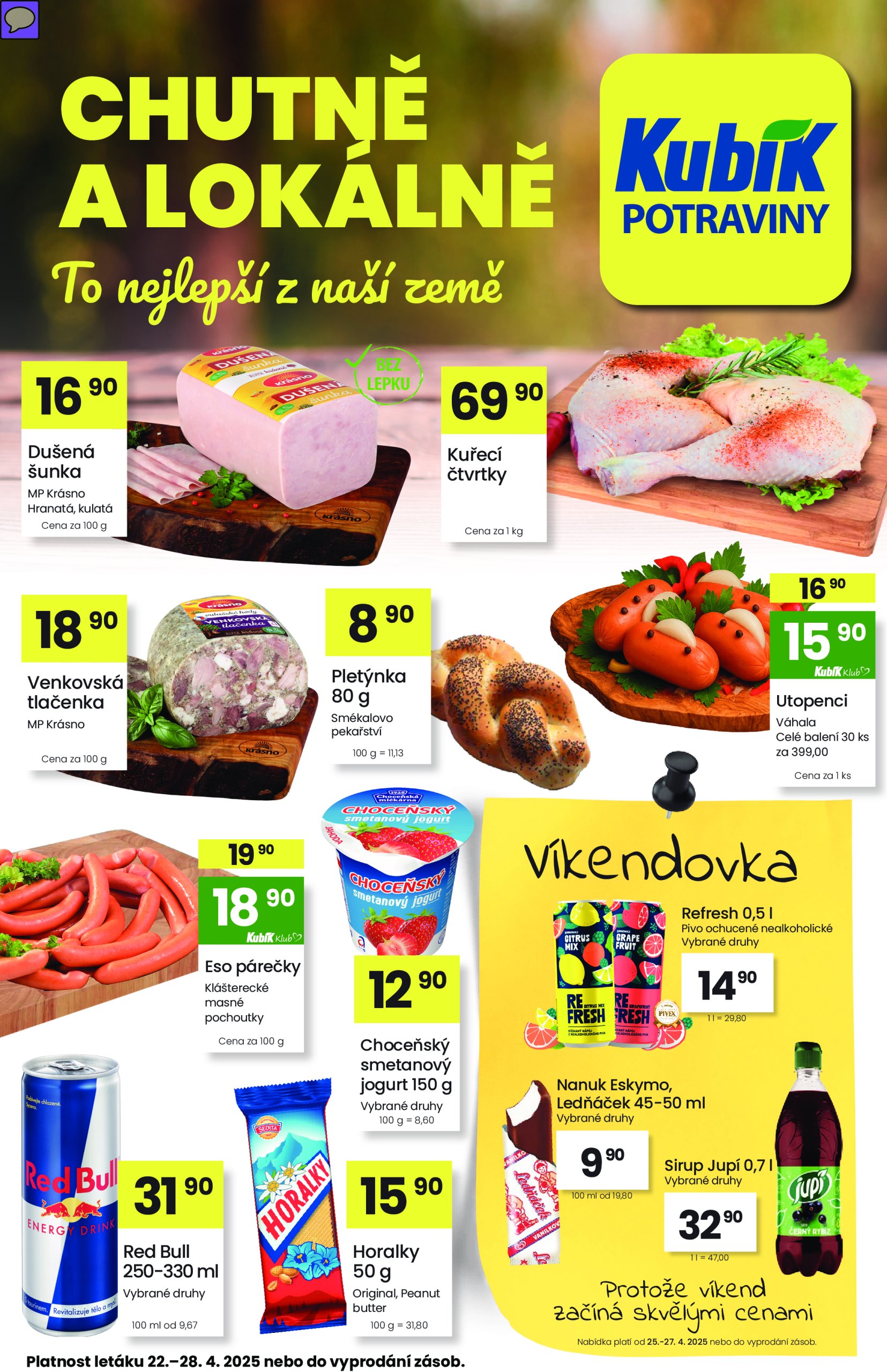 kubik - Leták Kubík od 22.04. do 28.04.
