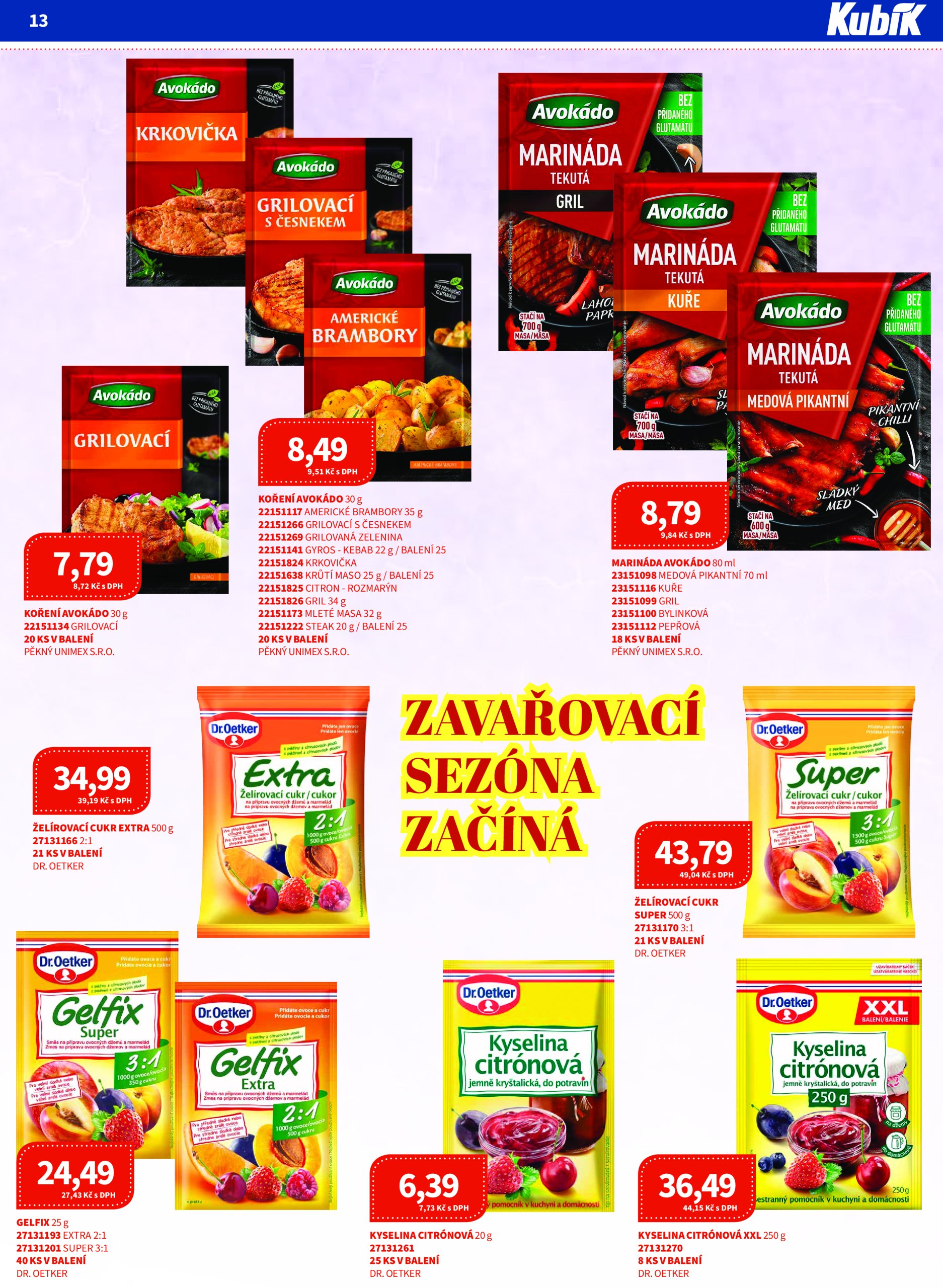kubik - Leták Kubík - Velkoobchod od 01.06. do 30.06. - page: 13