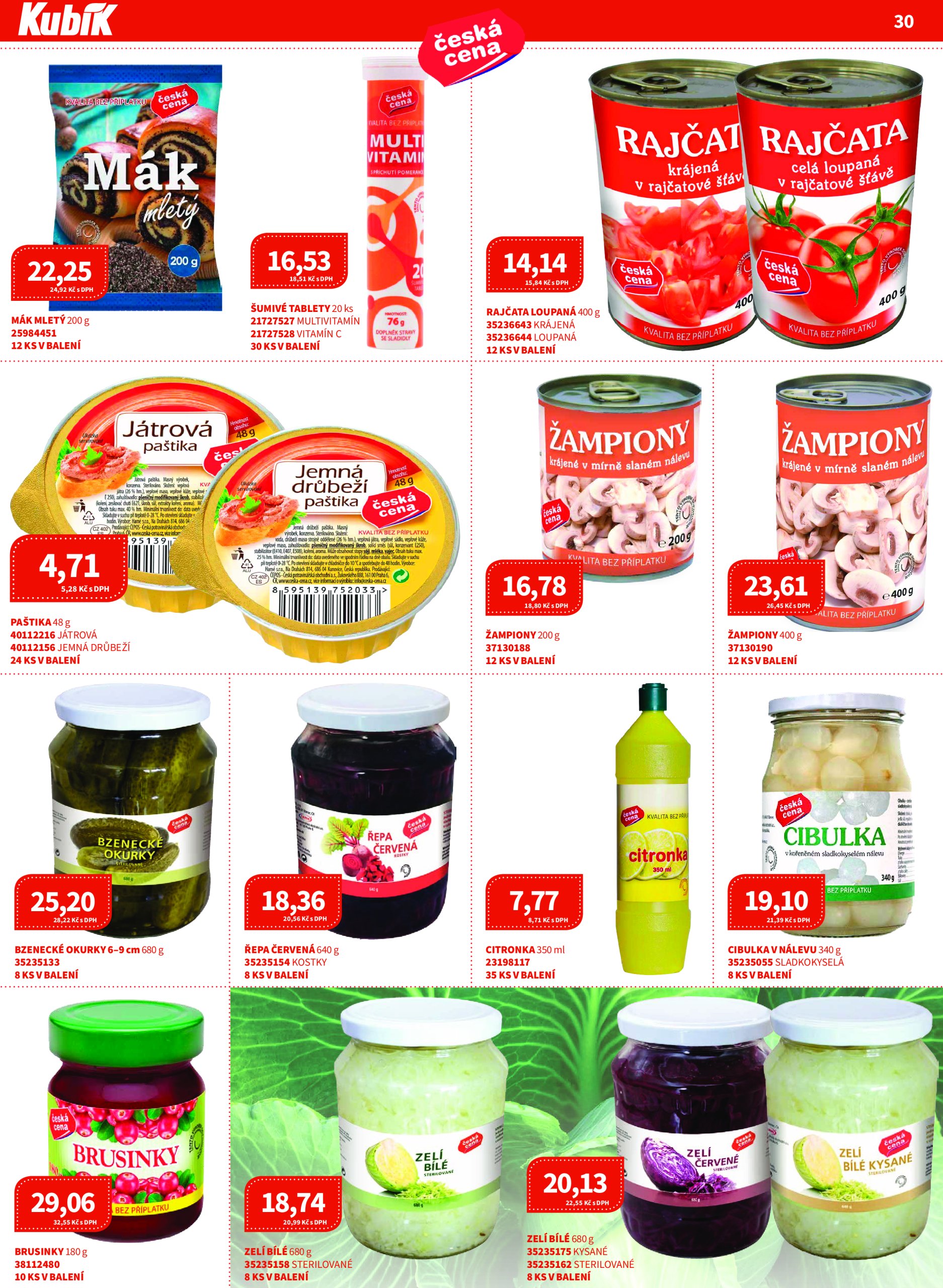 kubik - Leták Kubík - Velkoobchod od 01.06. do 30.06. - page: 30
