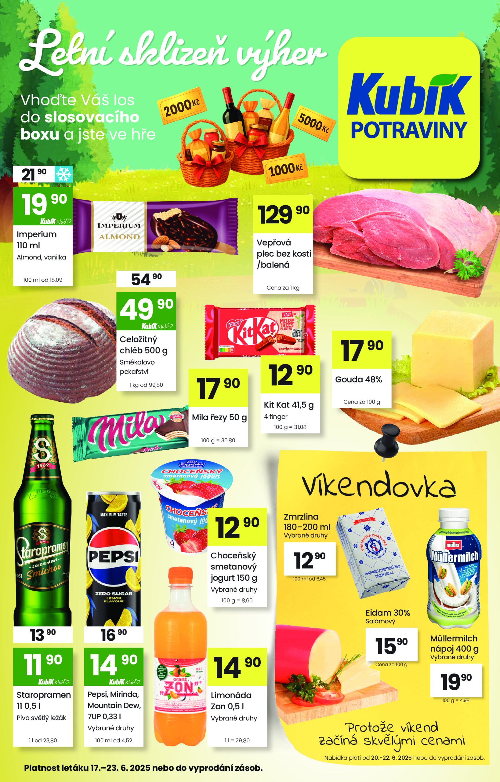 kubik - Leták Kubík od 17.06. do 23.06.