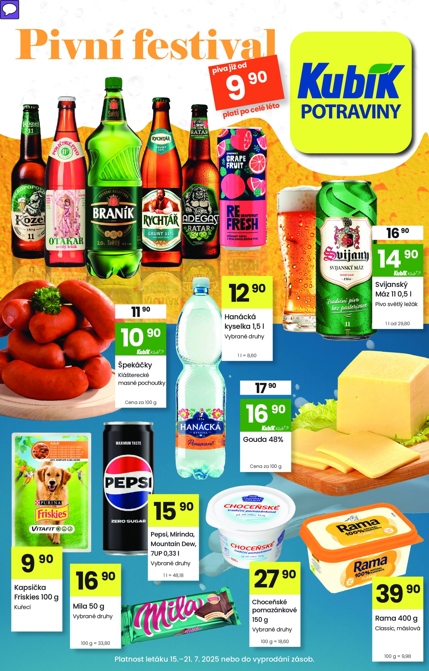 kubik - Leták Kubík od 15.07. do 21.07.