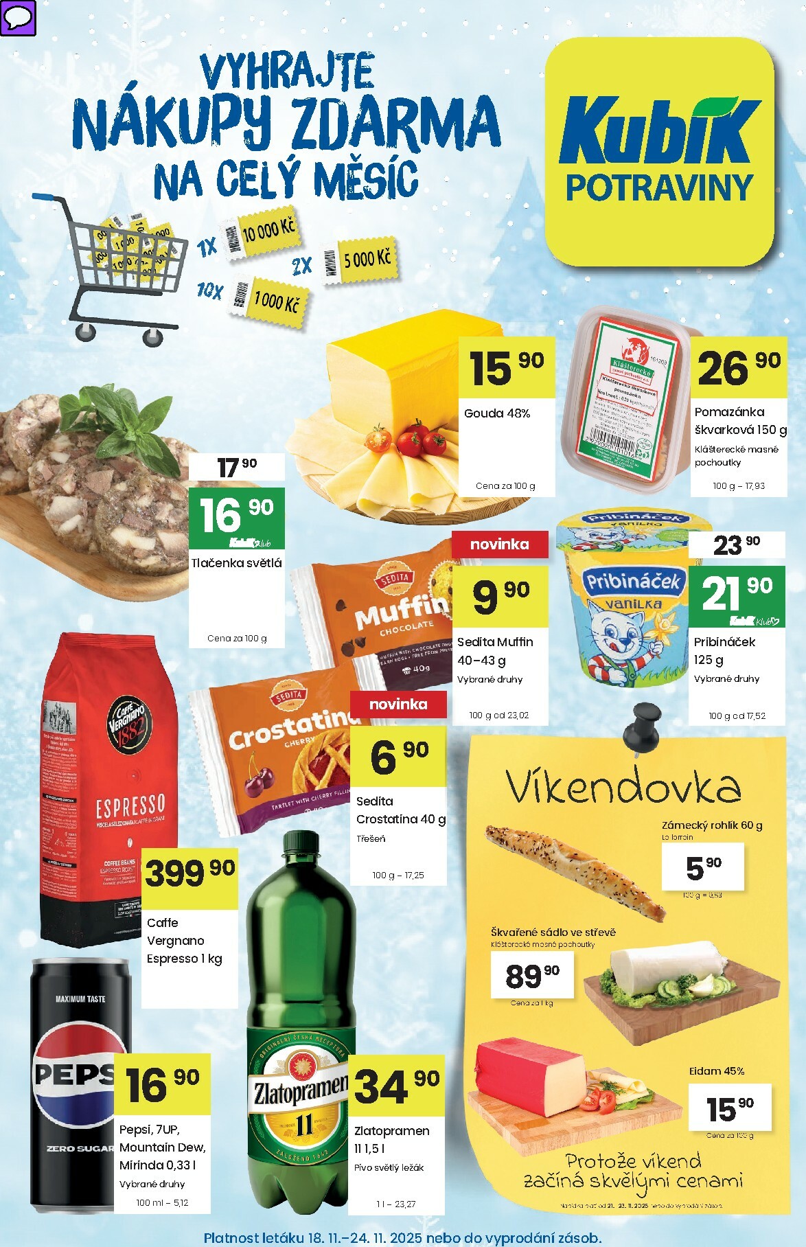 kubik - Aktuální leták Kubík od 18.11. do 24.11.