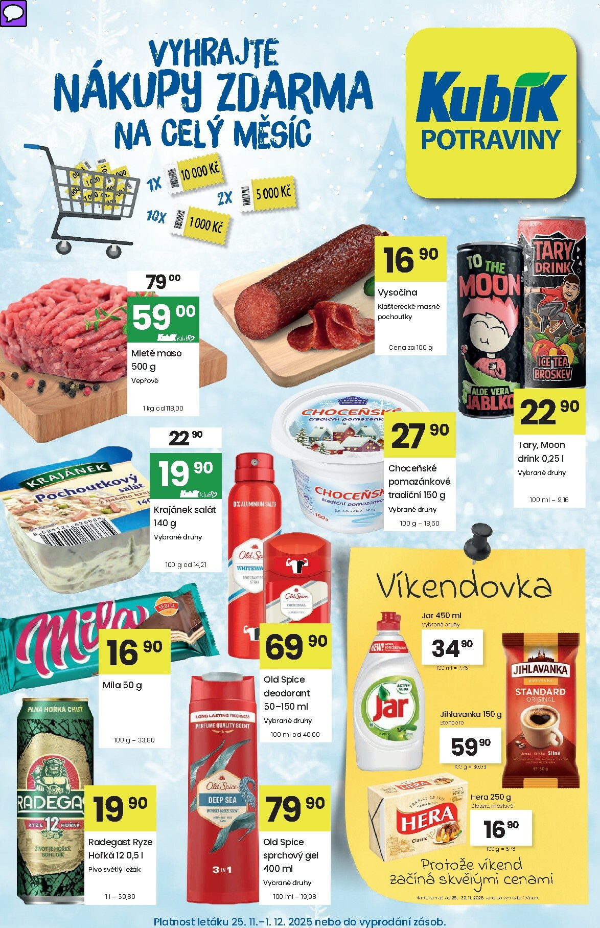 kubik - Aktuální leták Kubík od 25.11. do 01.12.