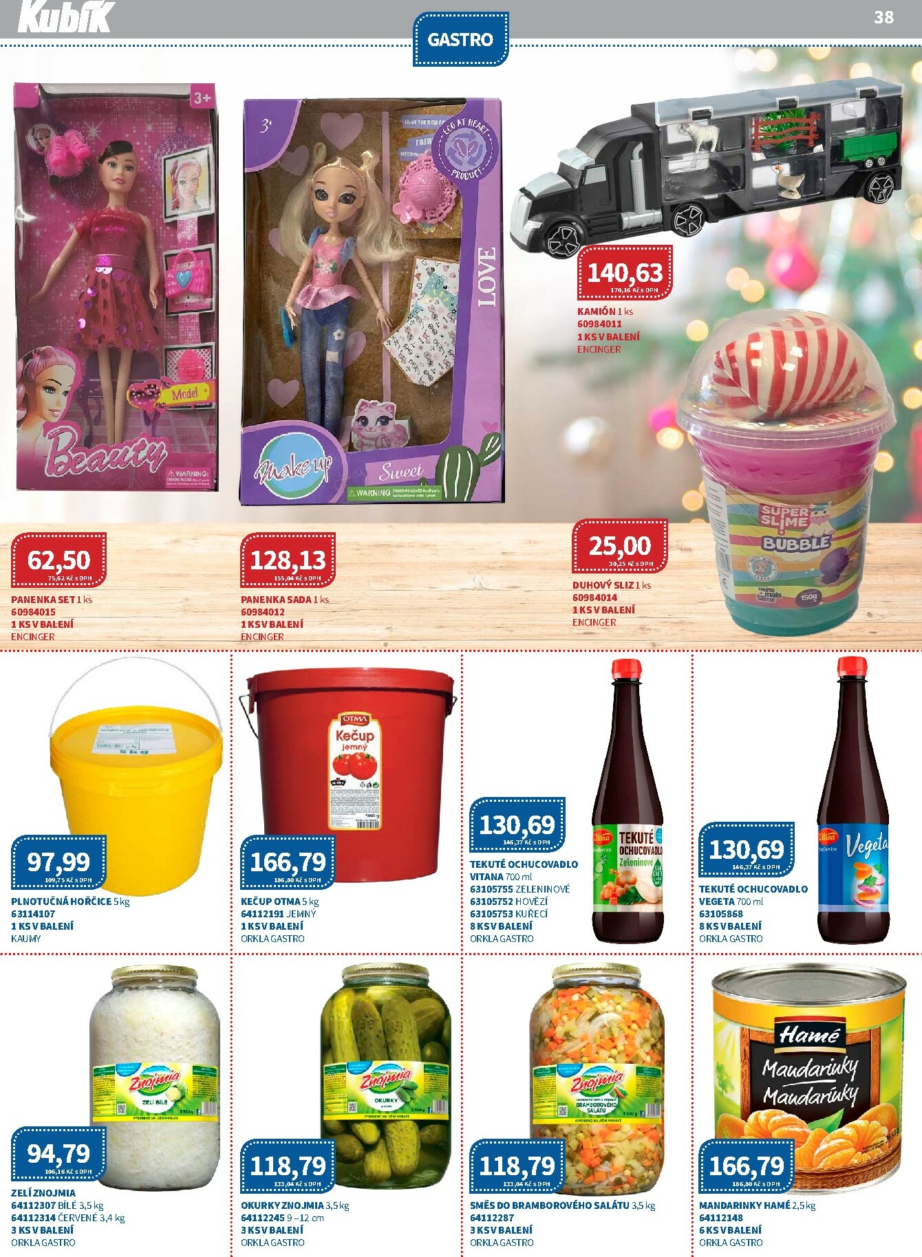 kubik - Aktuální leták Kubík - Velkoobchod od 01.12. do 31.12. - page: 38