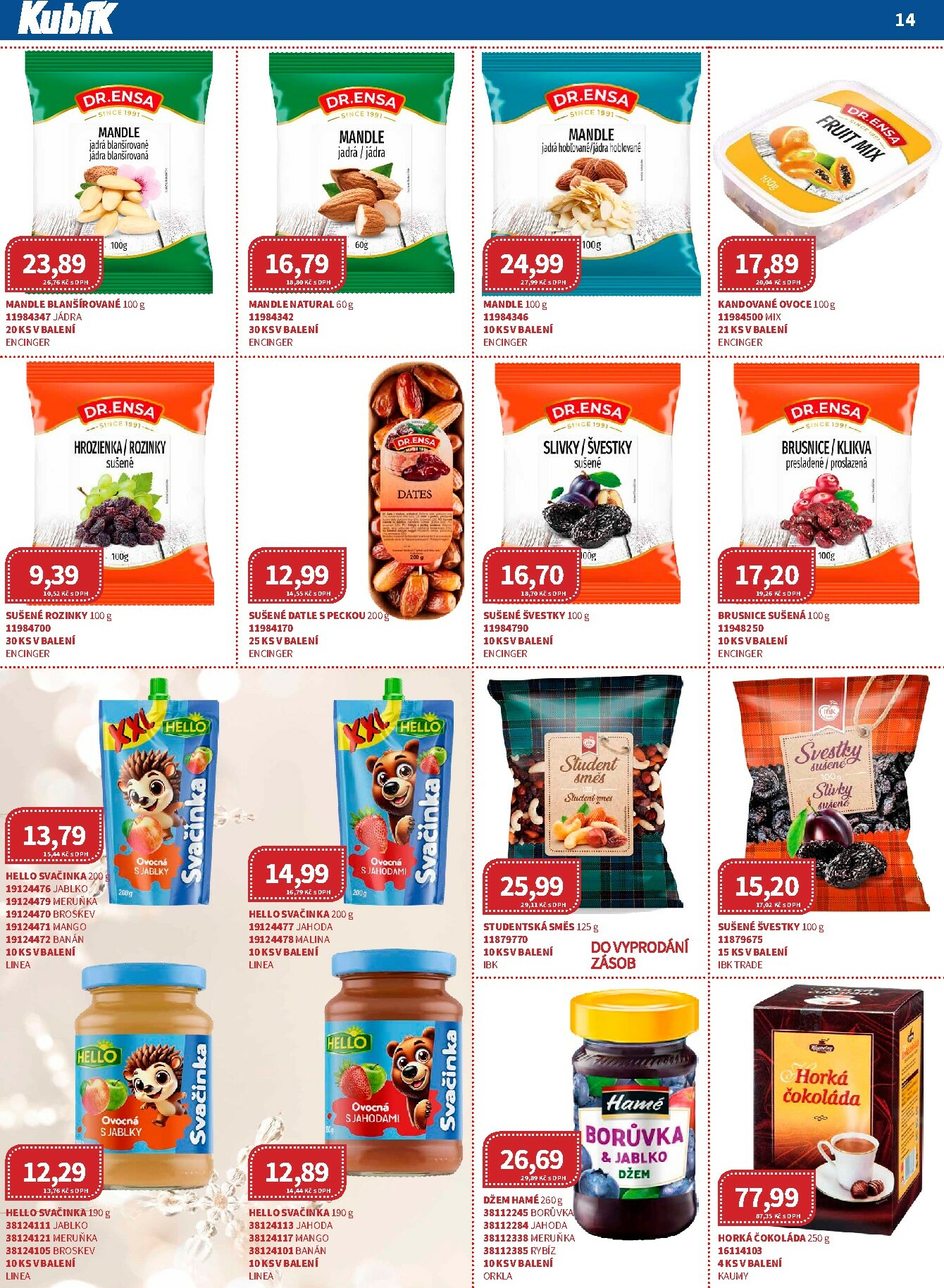 kubik - Aktuální leták Kubík - Velkoobchod od 01.12. do 31.12. - page: 14