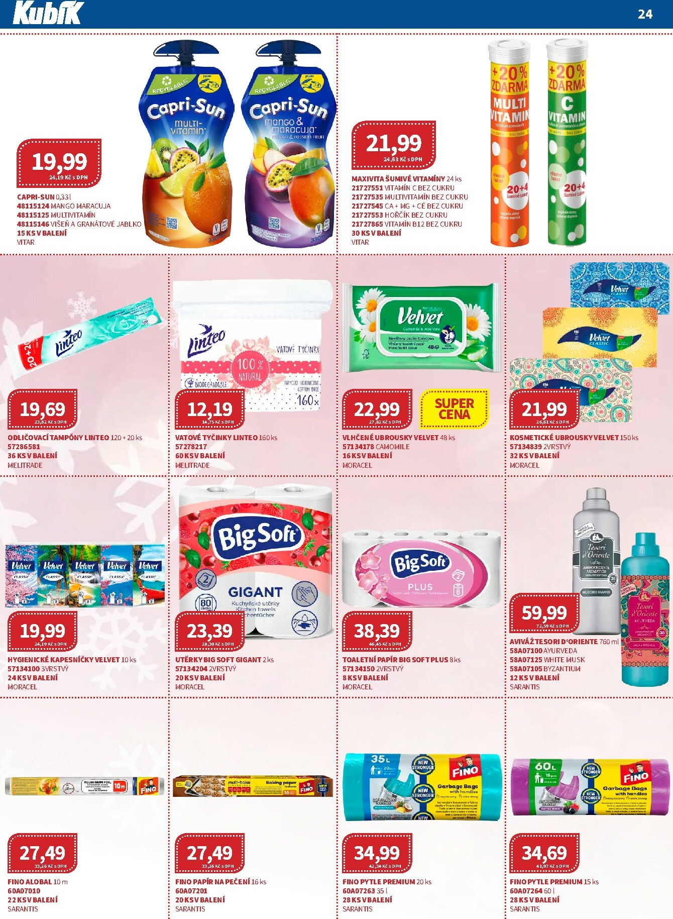 kubik - Aktuální leták Kubík - Velkoobchod od 01.12. do 31.12. - page: 24