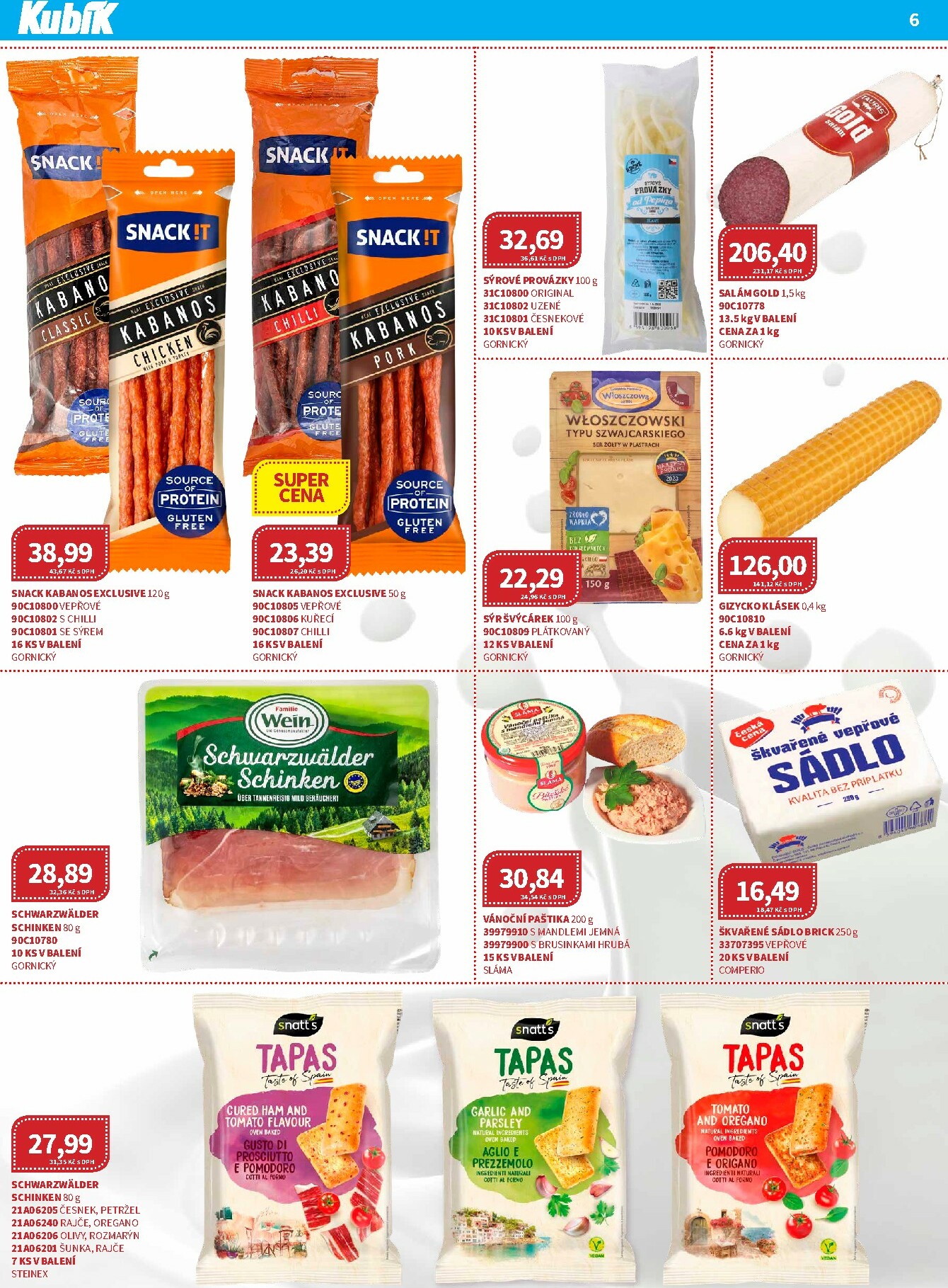 kubik - Aktuální leták Kubík - Velkoobchod od 01.12. do 31.12. - page: 6