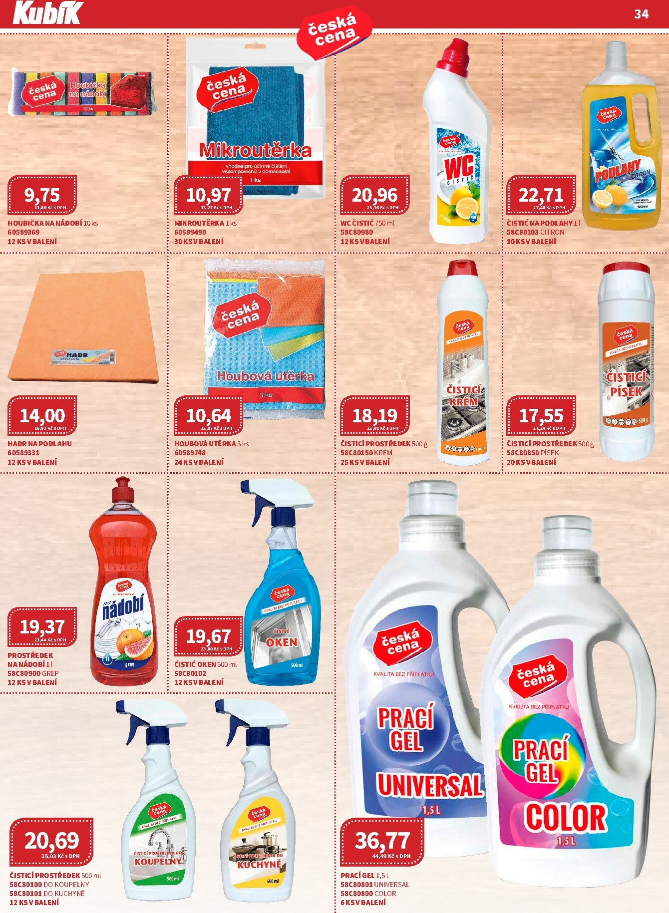 kubik - Aktuální leták Kubík - Velkoobchod od 01.01. do 31.01. - page: 34