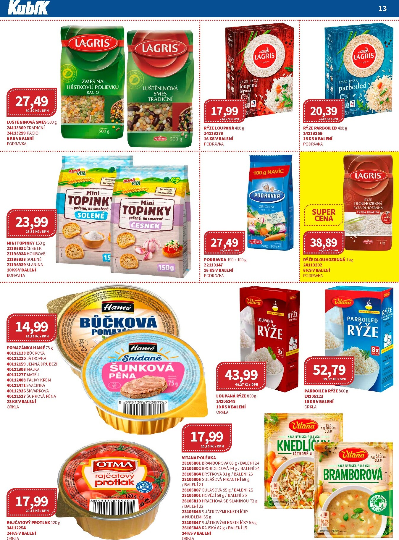 kubik - Aktuální leták Kubík - Velkoobchod od 01.01. do 31.01. - page: 13