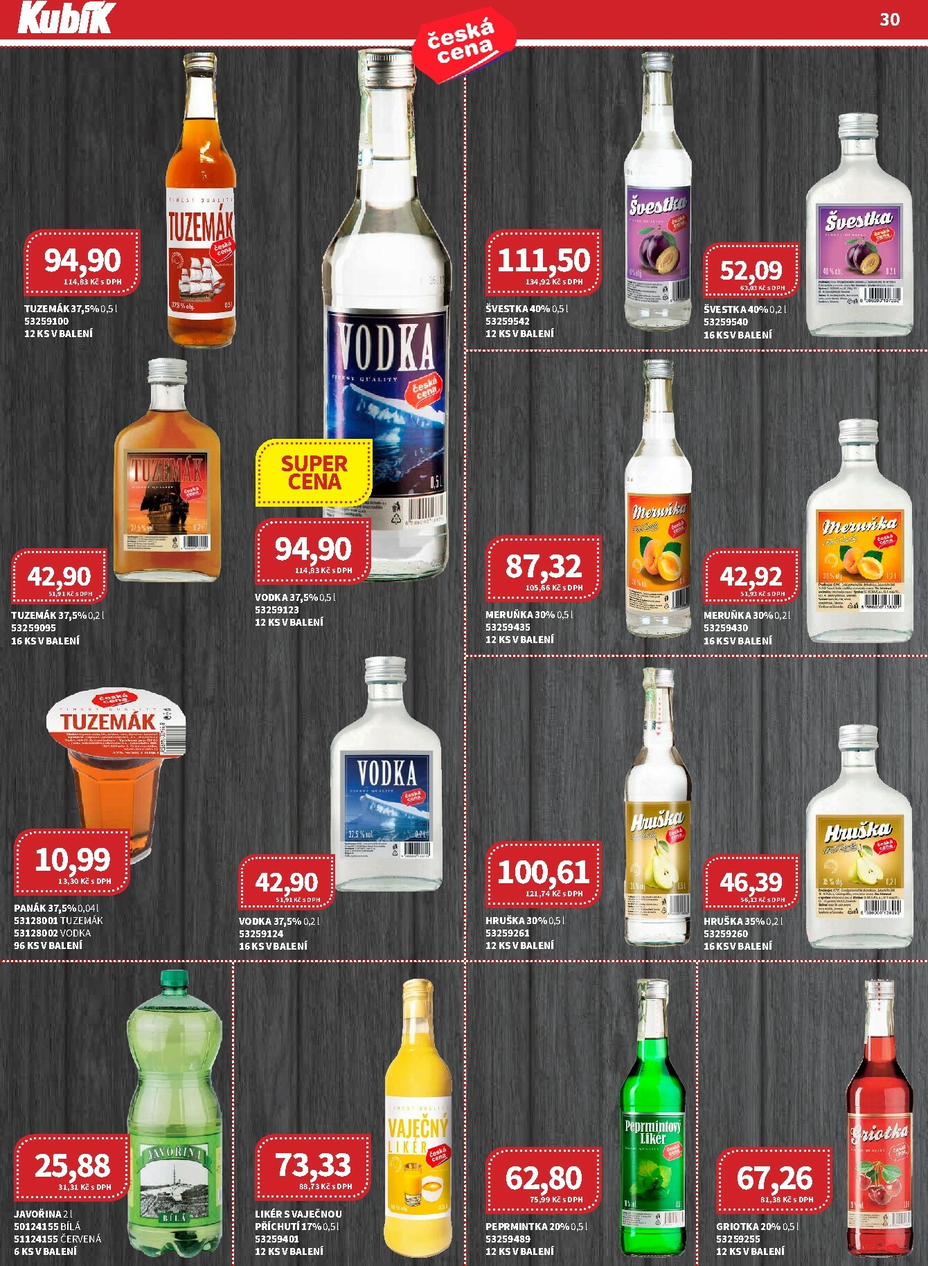 kubik - Aktuální leták Kubík - Velkoobchod od 01.01. do 31.01. - page: 30