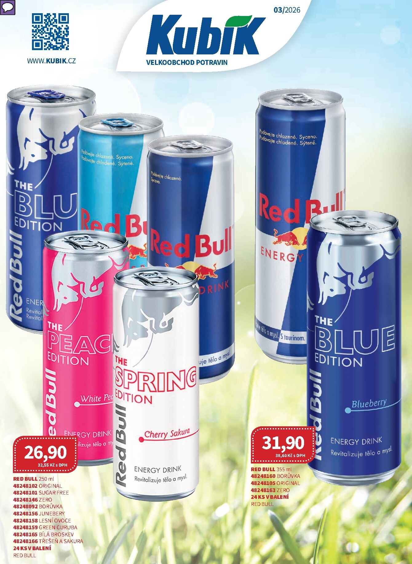 kubik - Kubík - Velkoobchod leták platný od neděle 01.03.2026 do úterý 31.03.2026