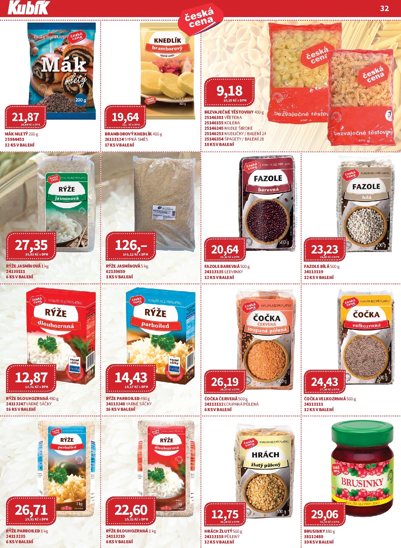 kubik - Kubík - Velkoobchod leták platný od neděle 01.03.2026 do úterý 31.03.2026 - page: 32