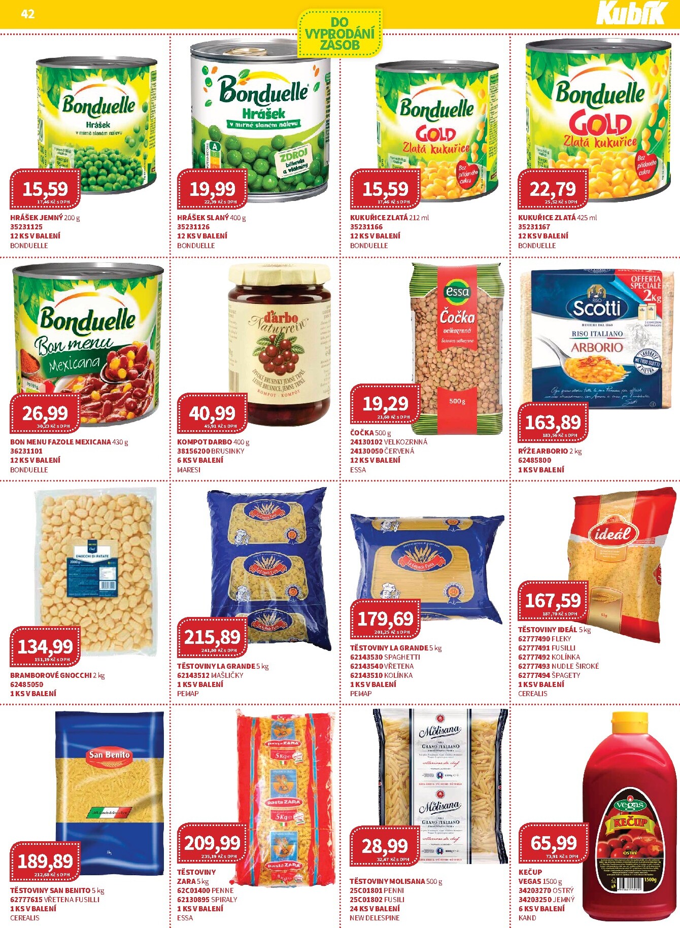 kubik - Kubík - Velkoobchod leták platný od neděle 01.03.2026 do úterý 31.03.2026 - page: 42