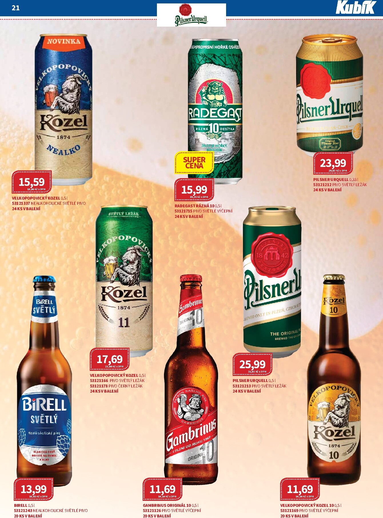 kubik - Kubík - Velkoobchod leták platný od neděle 01.03.2026 do úterý 31.03.2026 - page: 21
