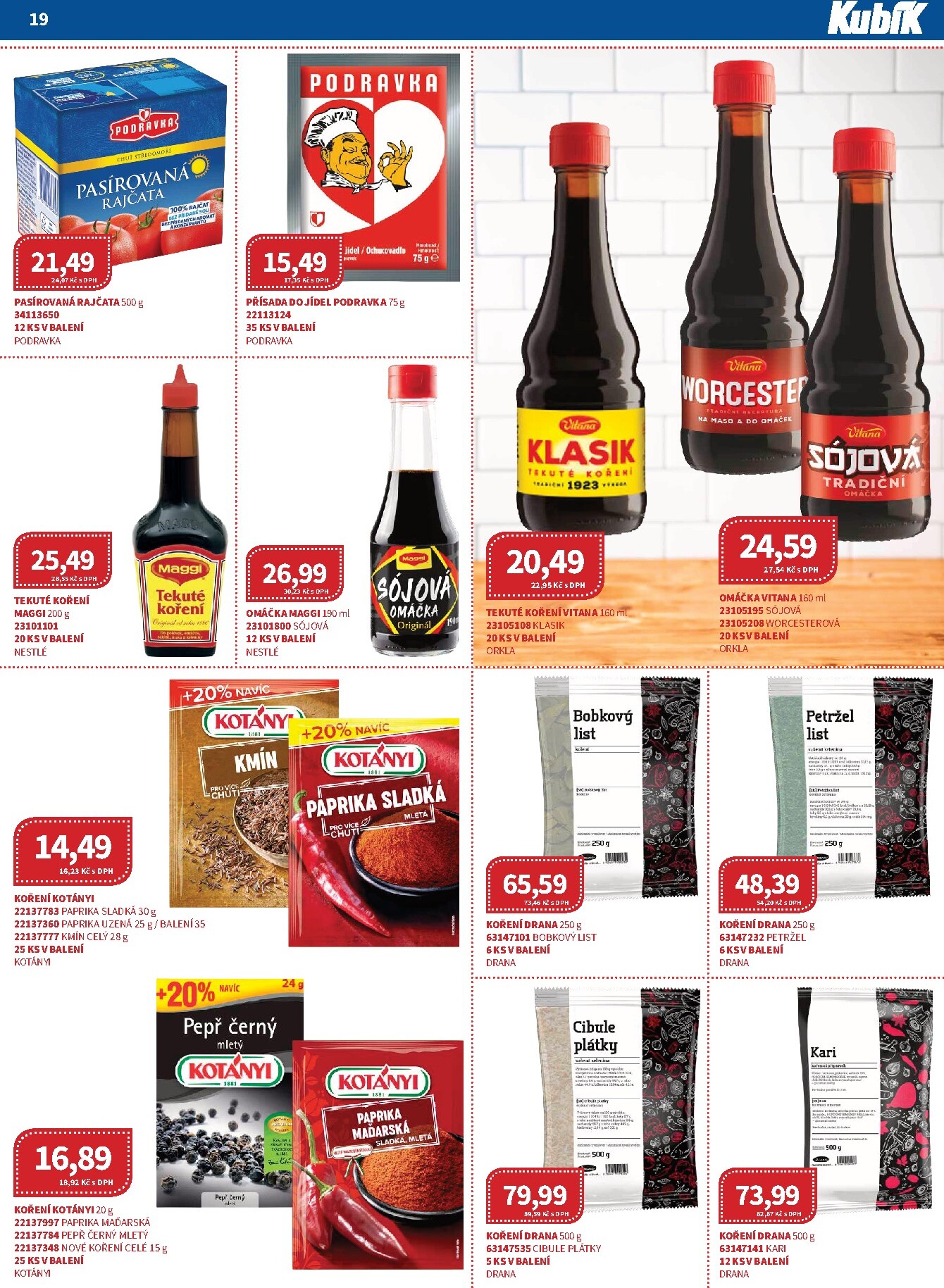 kubik - Kubík - Velkoobchod leták platný od neděle 01.03.2026 do úterý 31.03.2026 - page: 19